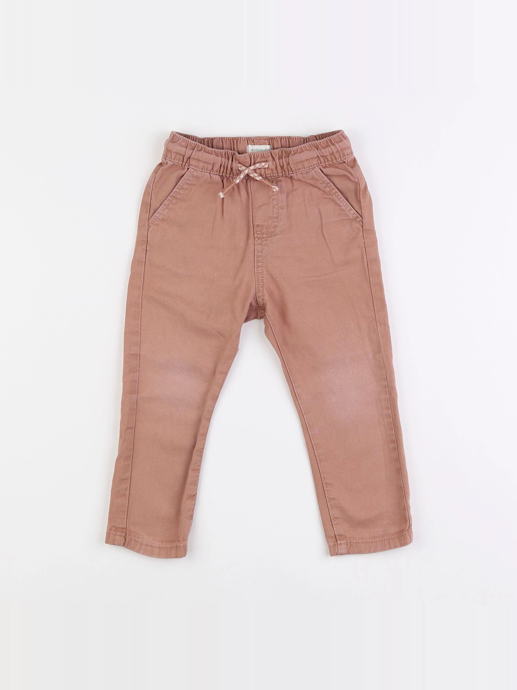 Vertbaudet - jean marron - 18 mois