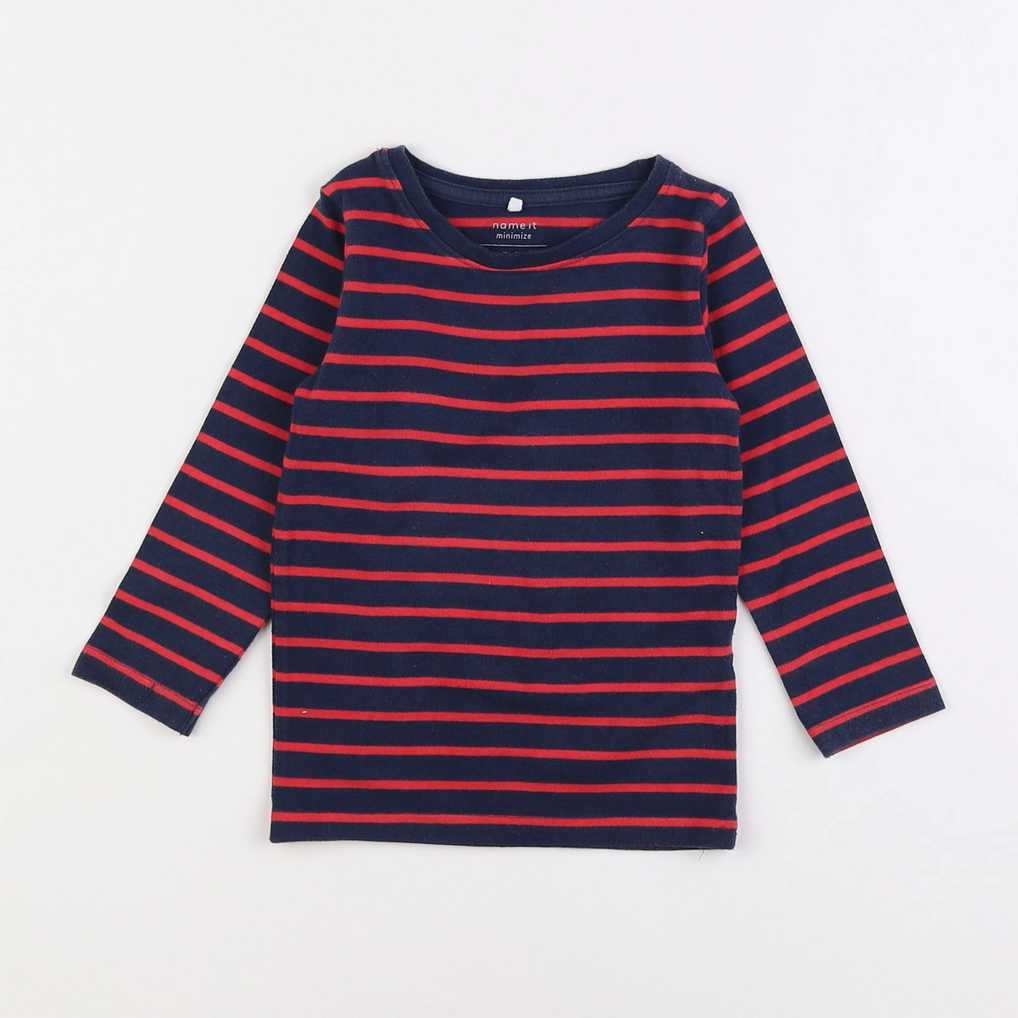 Name it - tee-shirt bleu, rouge - 18 mois à 2 ans