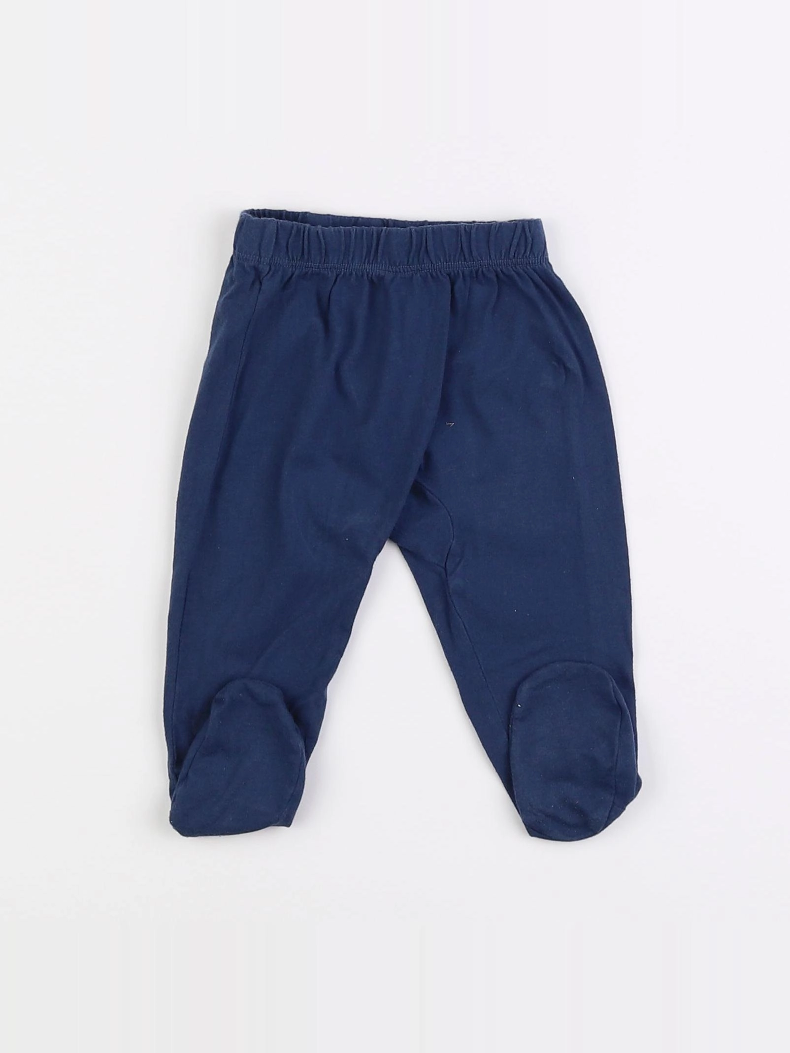 Vertbaudet - legging bleu - 3/6 mois