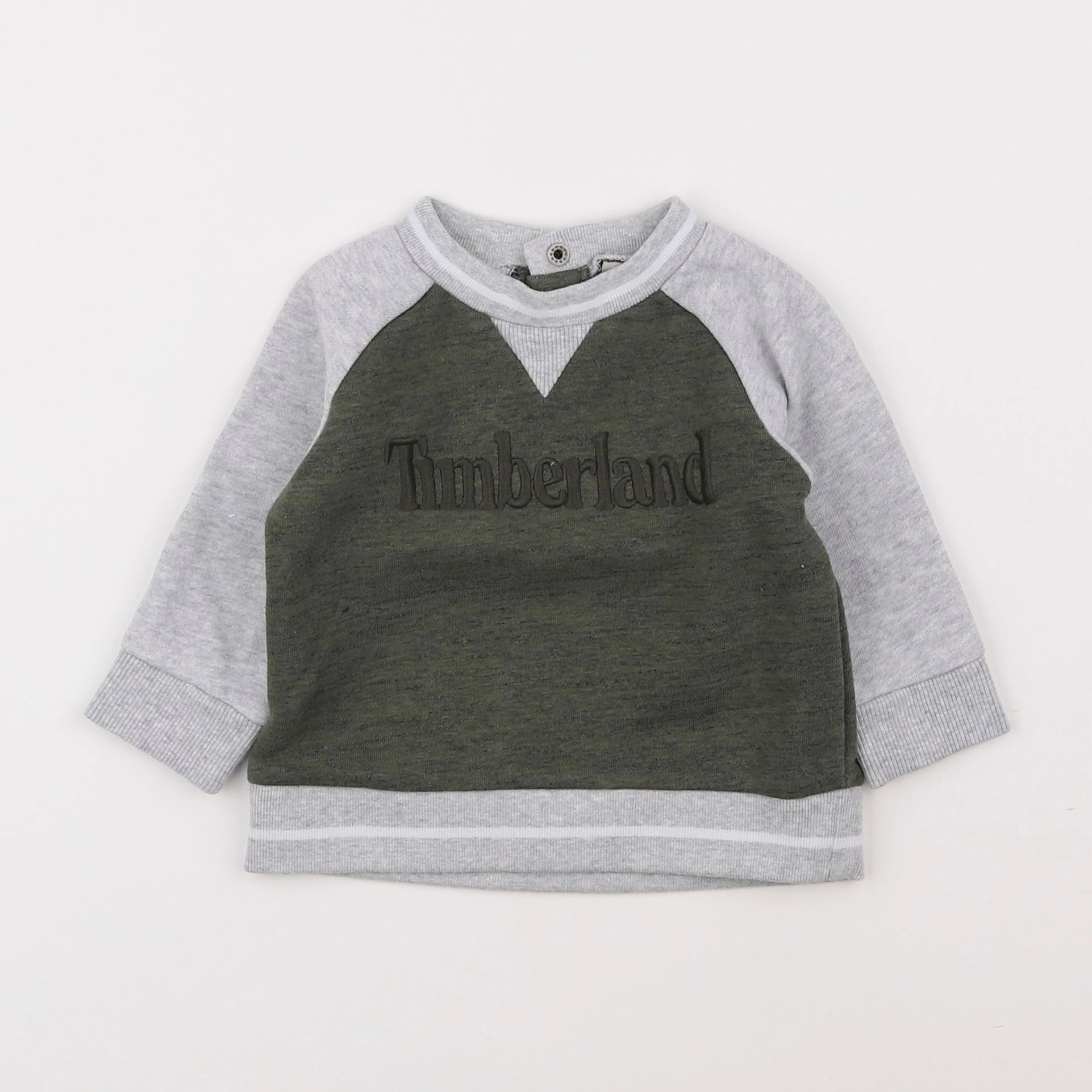 Timberland - sweat gris, vert - 6 mois