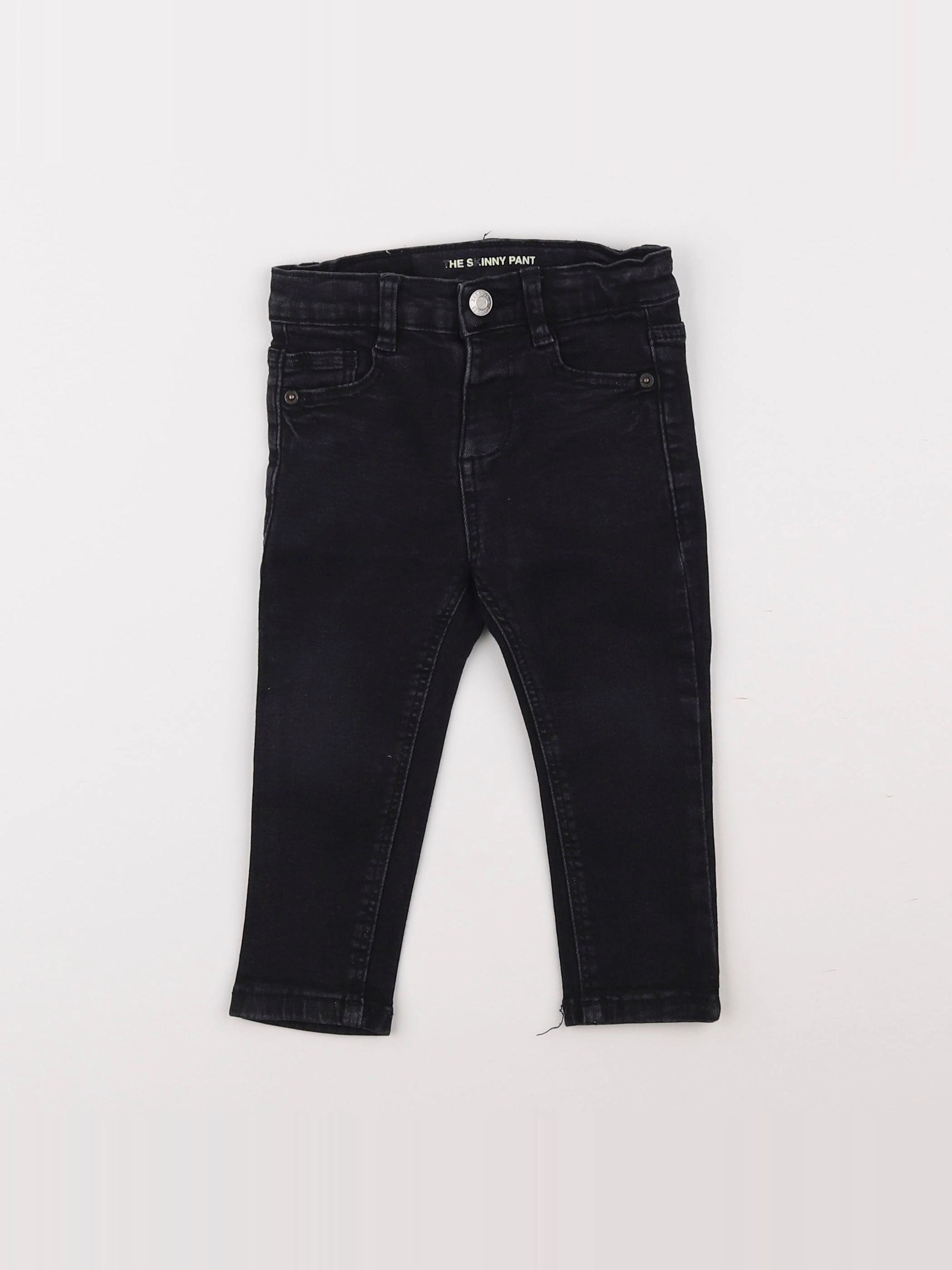 Zara - jean noir - 12/18 mois