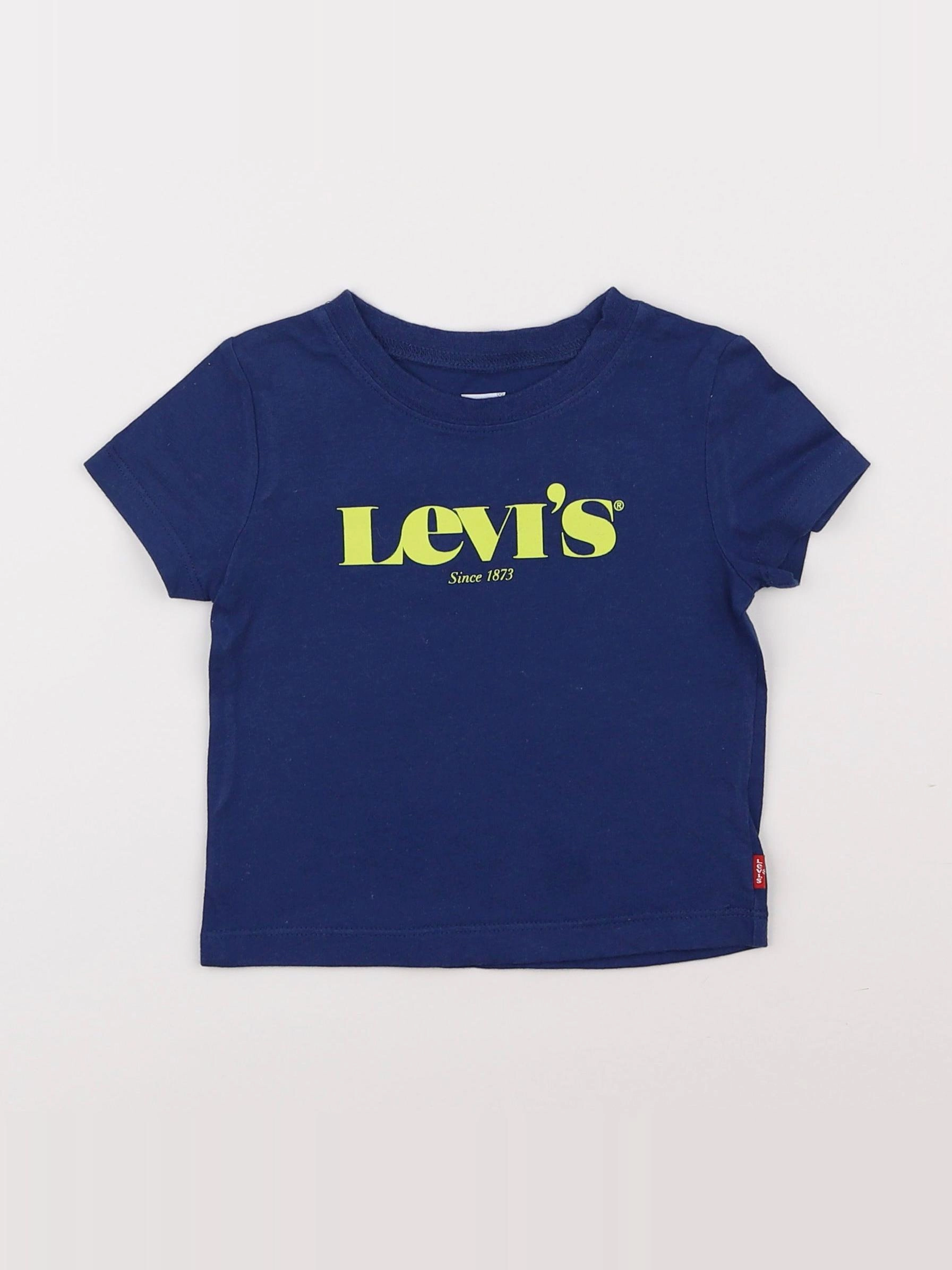 Levi's - tee-shirt bleu - 12 mois