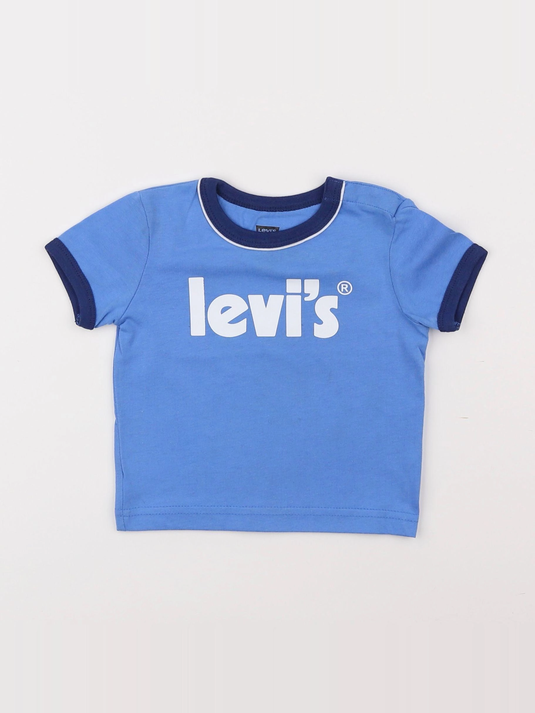 Levi's - tee-shirt bleu - 12 mois