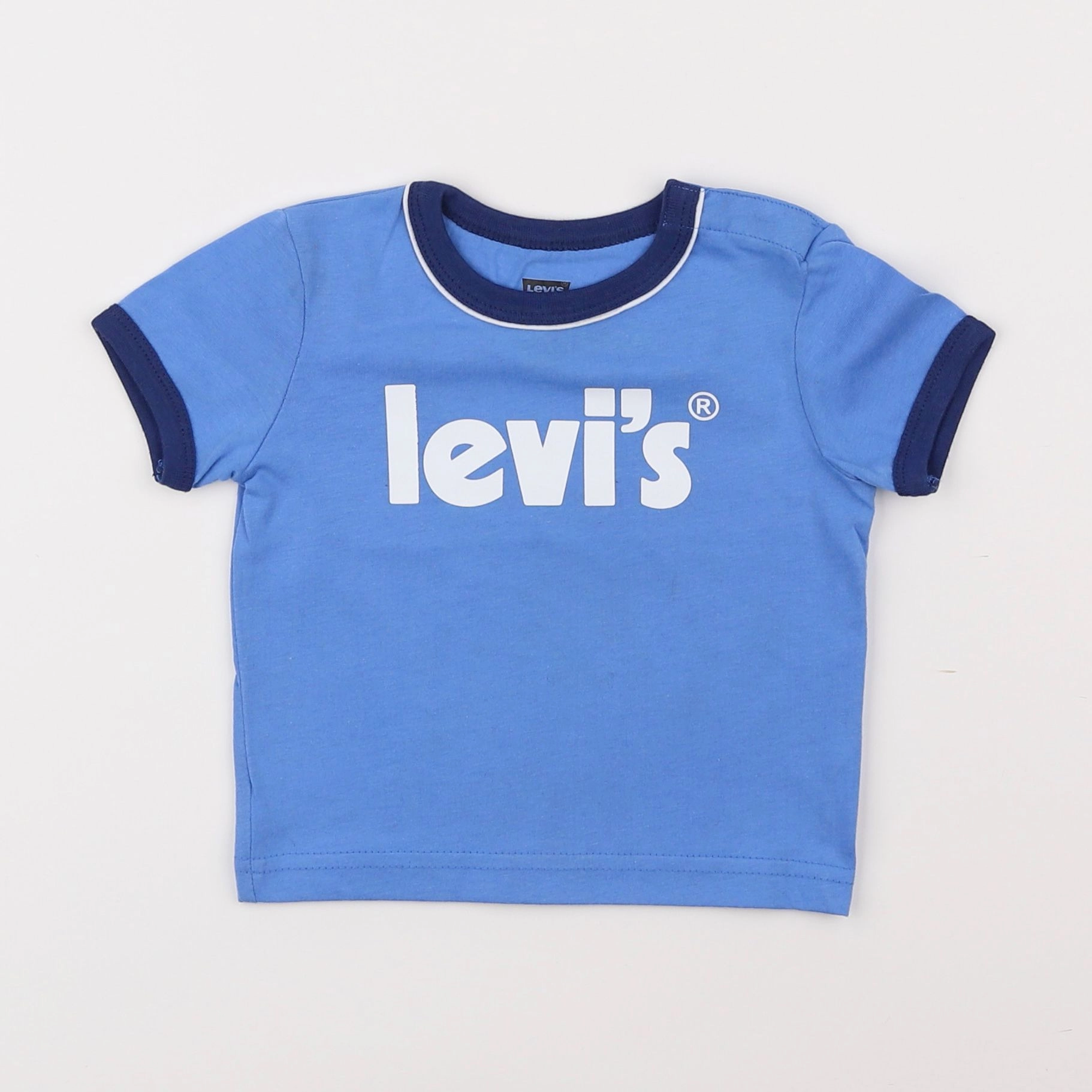 Levi's - tee-shirt bleu - 12 mois