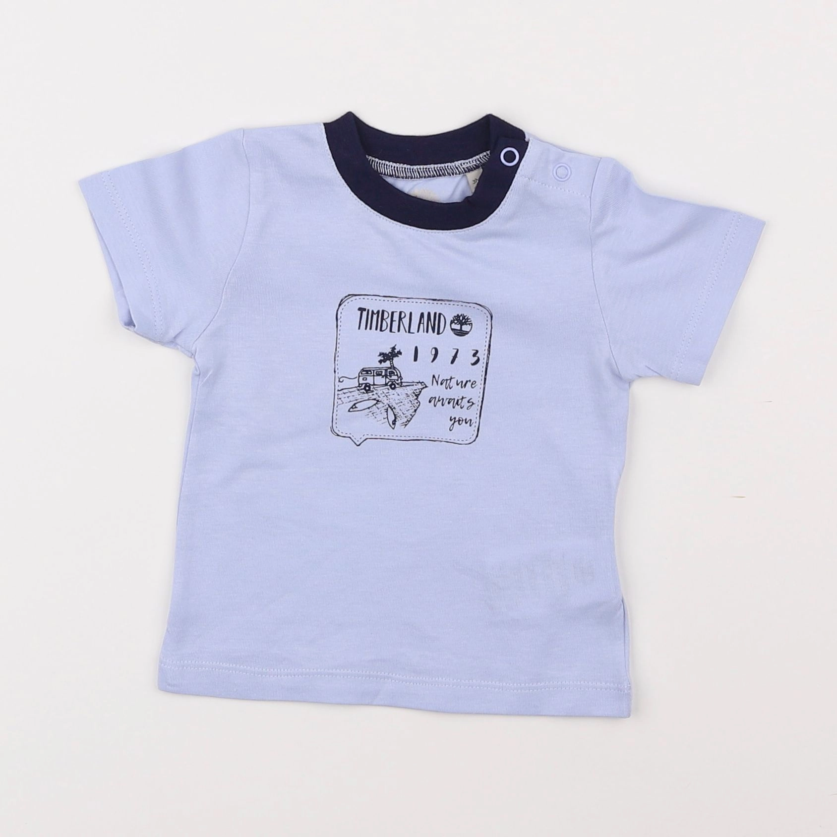 Timberland - tee-shirt bleu - 12 mois