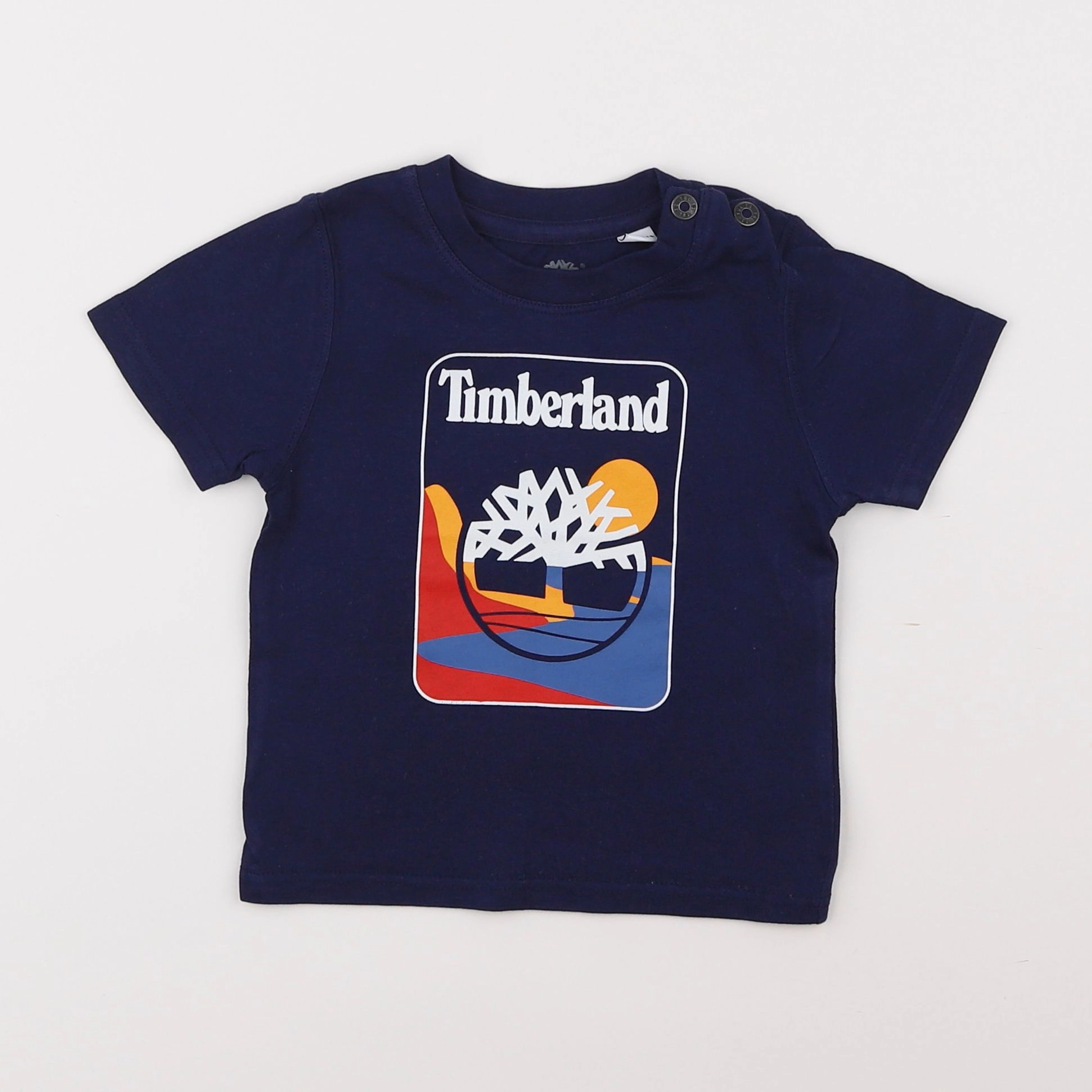 Timberland - tee-shirt bleu - 12 mois