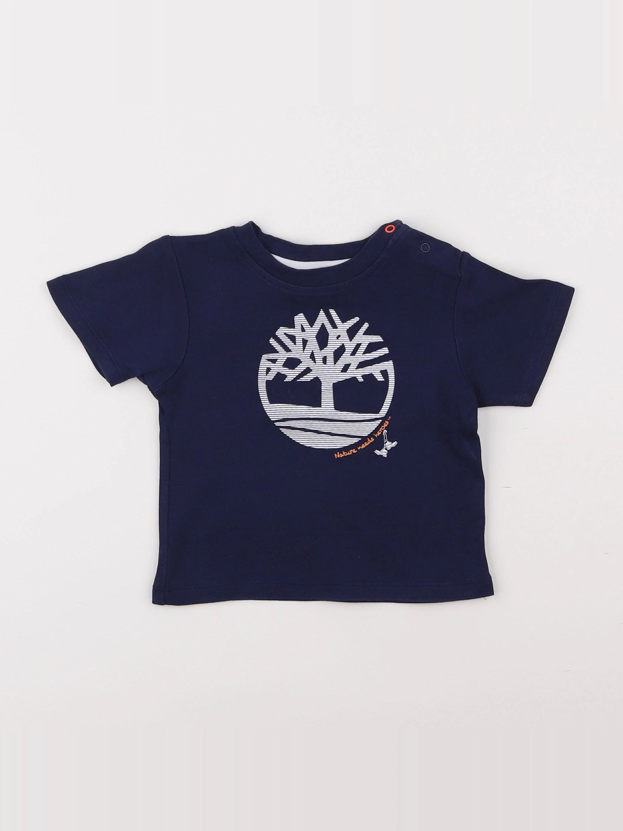 Timberland - tee-shirt bleu - 12 mois