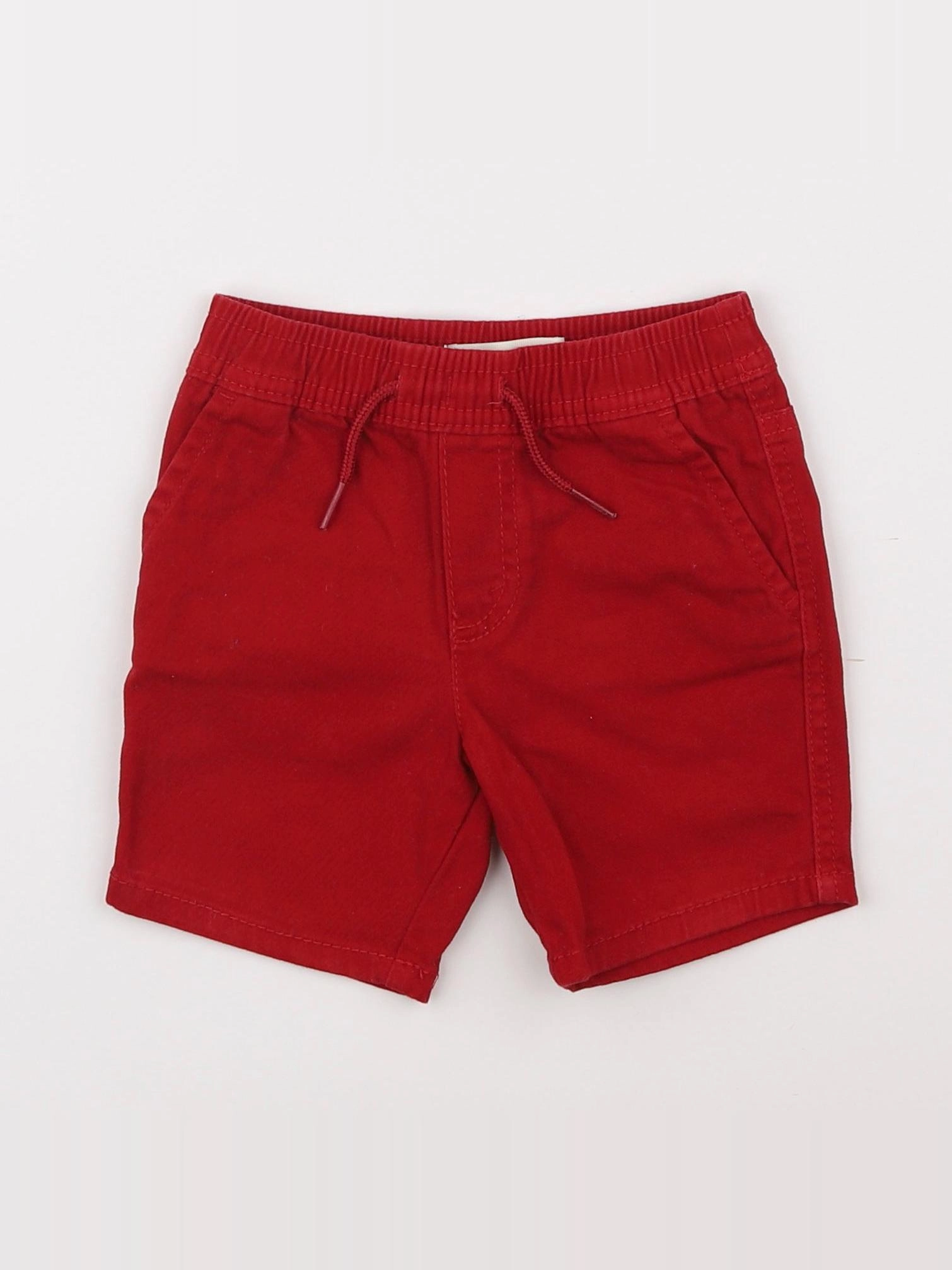 Levi's - short rouge - 12 mois