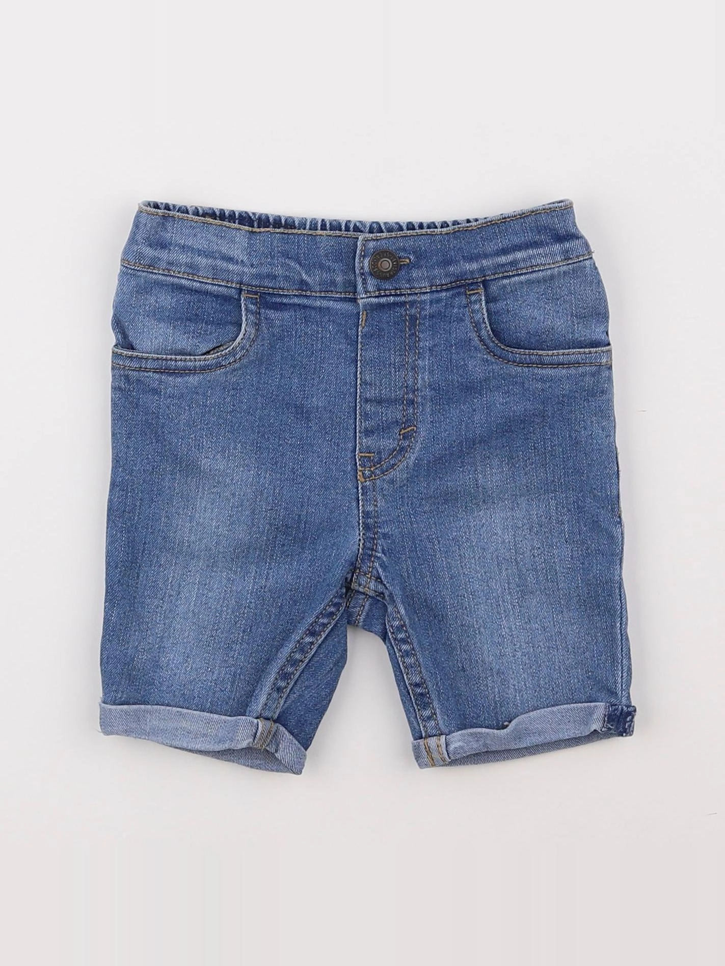 Levi's - short bleu - 12 mois