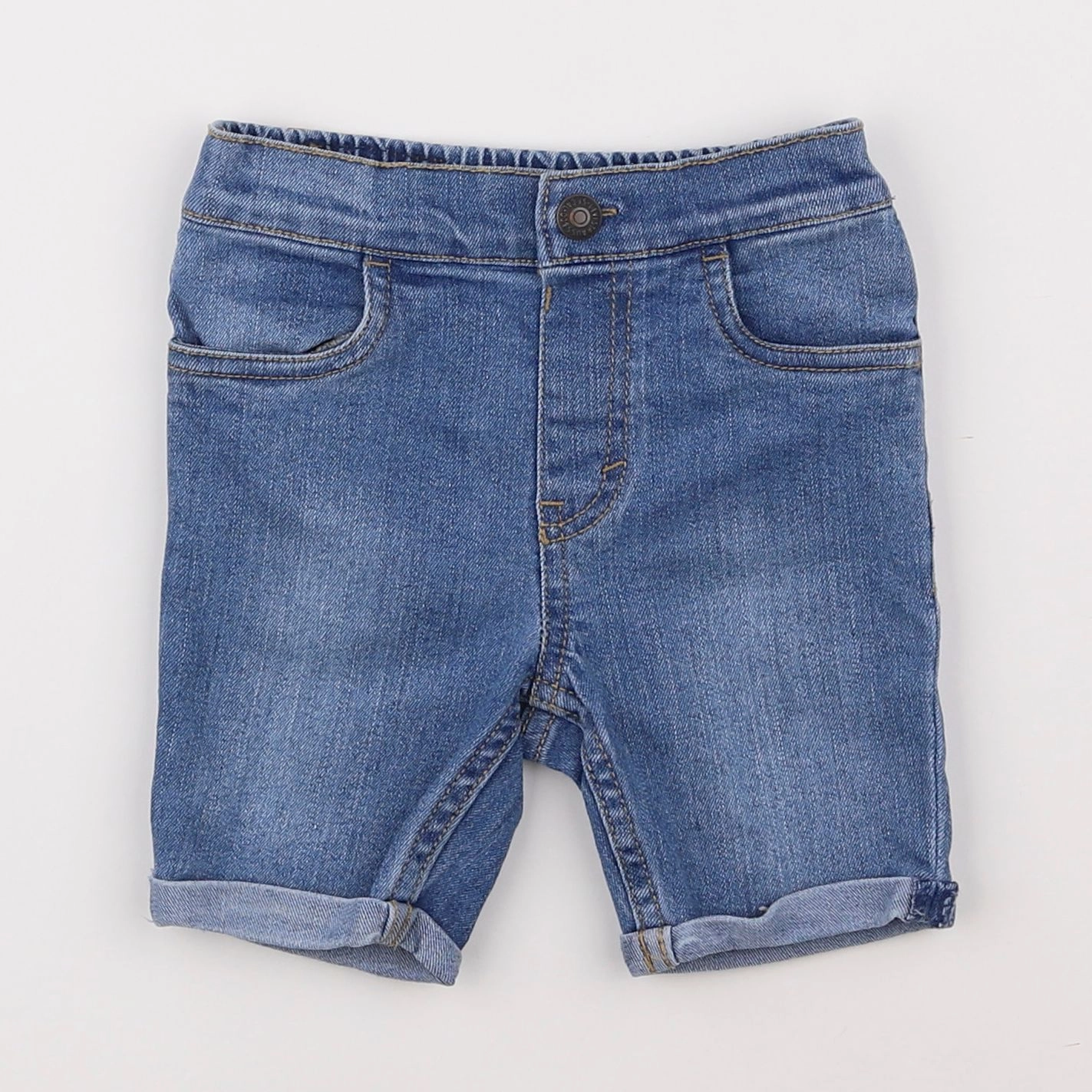 Levi's - short bleu - 12 mois