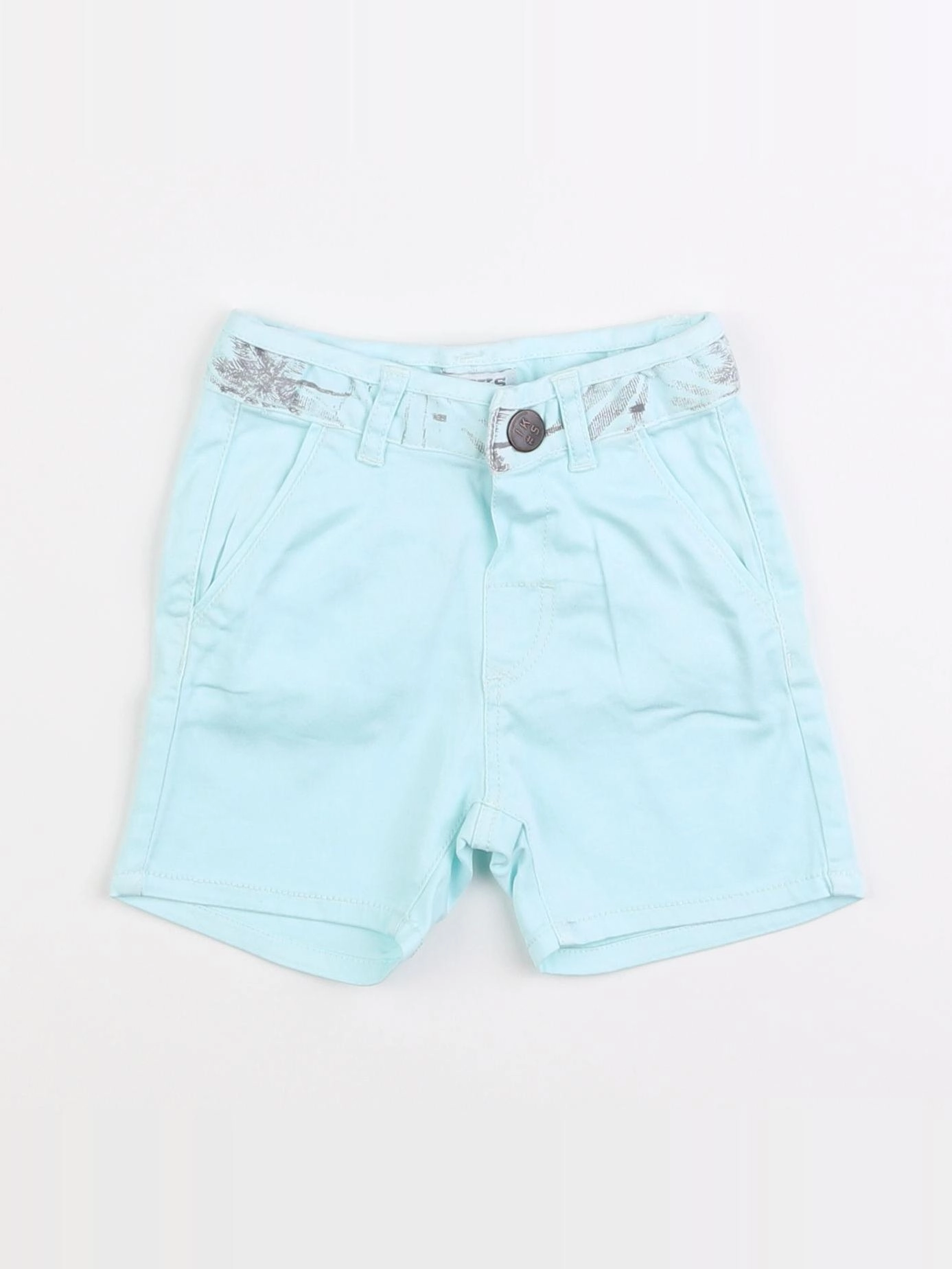 IKKS - short bleu - 6 mois