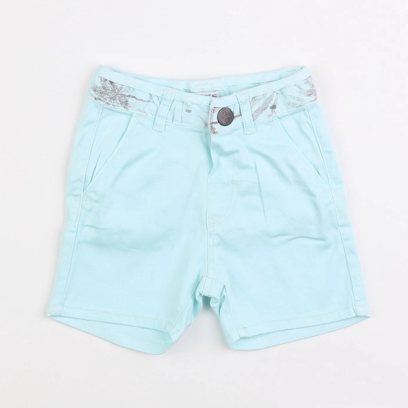 IKKS - short bleu - 6 mois