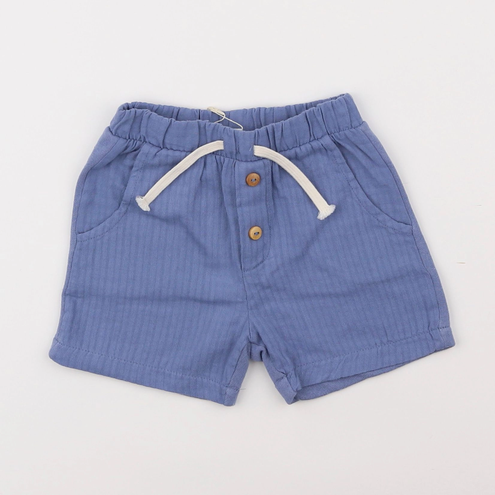 Zara - short bleu - 18 mois à 2 ans