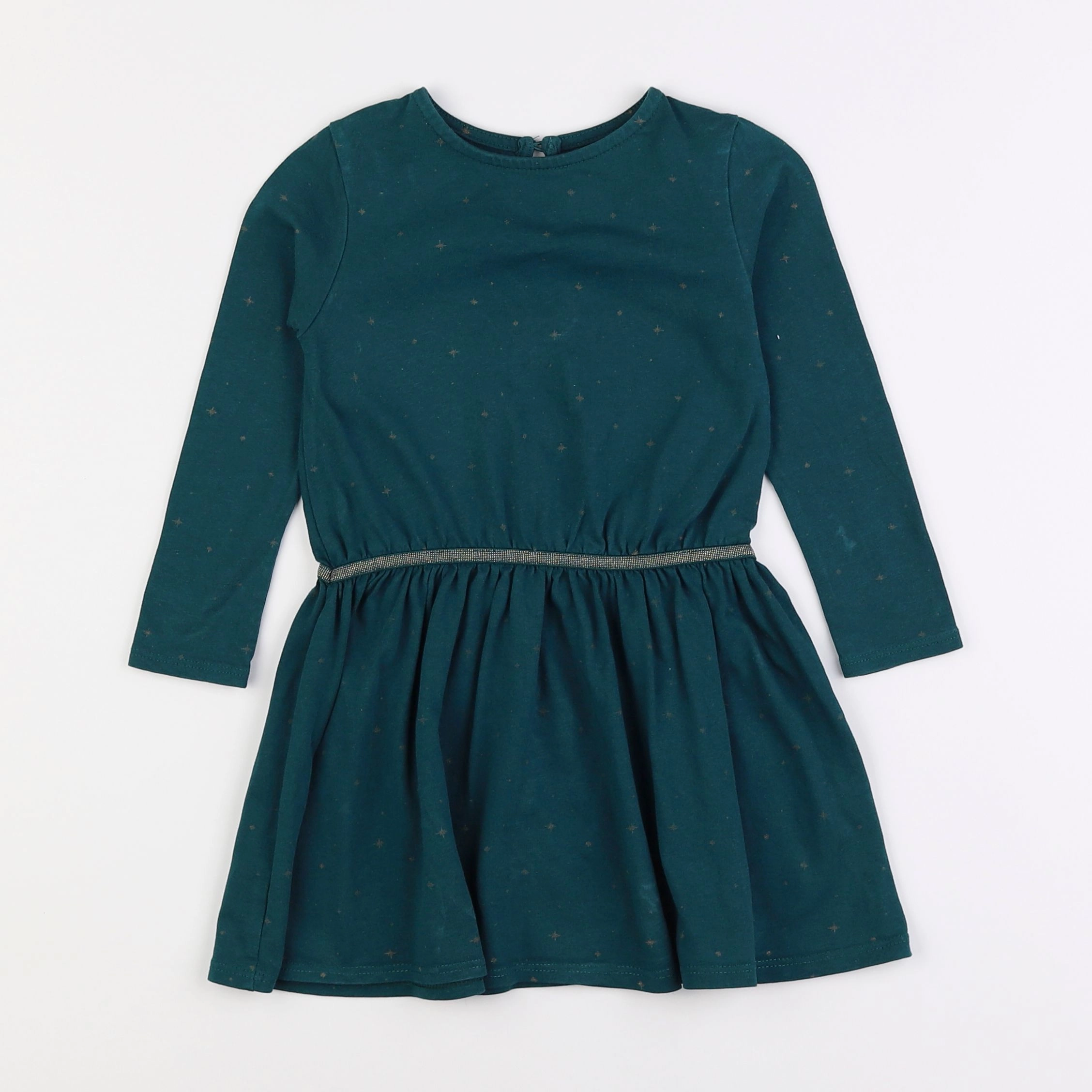 Vertbaudet - robe vert - 3 ans