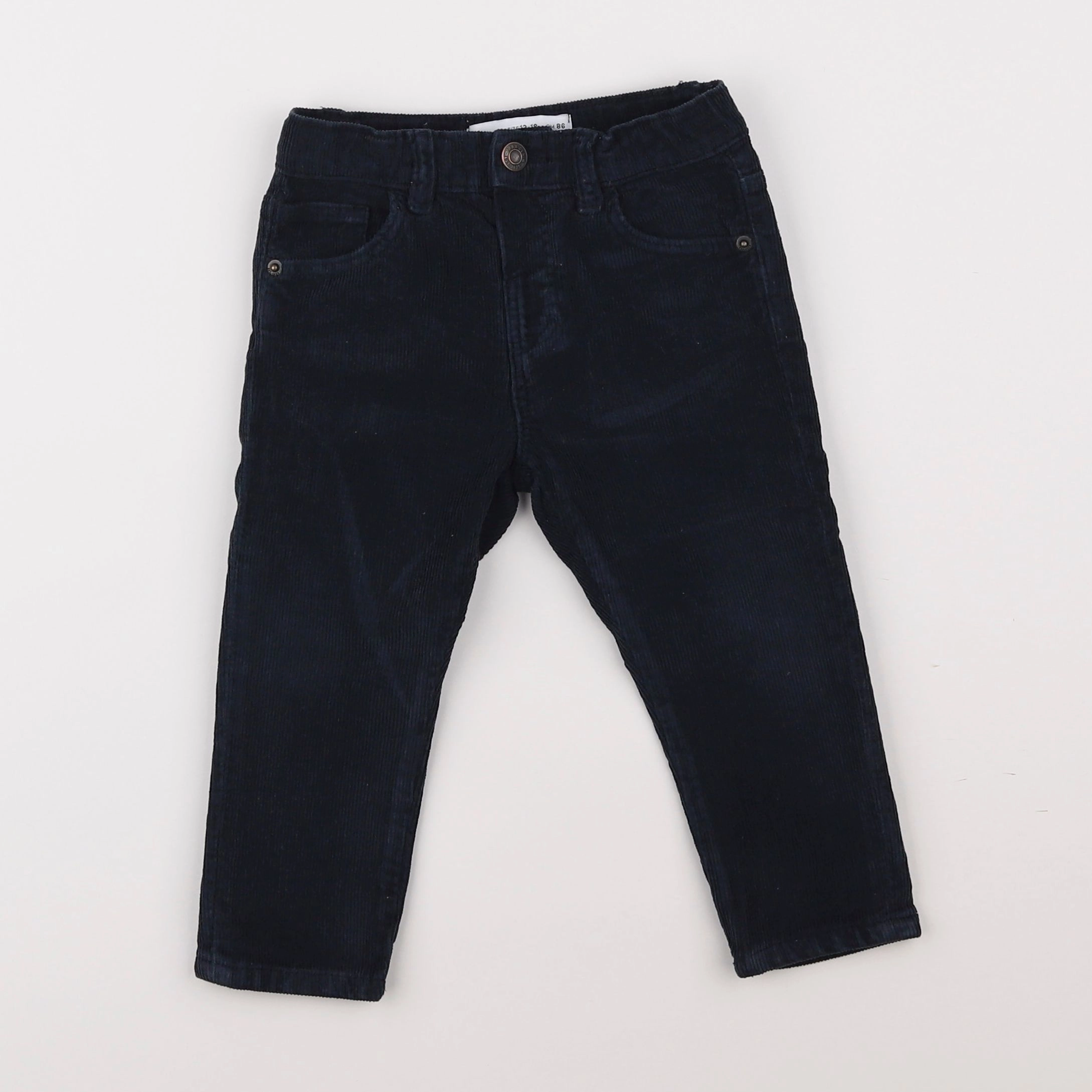 Zara - pantalon bleu - 12/18 mois