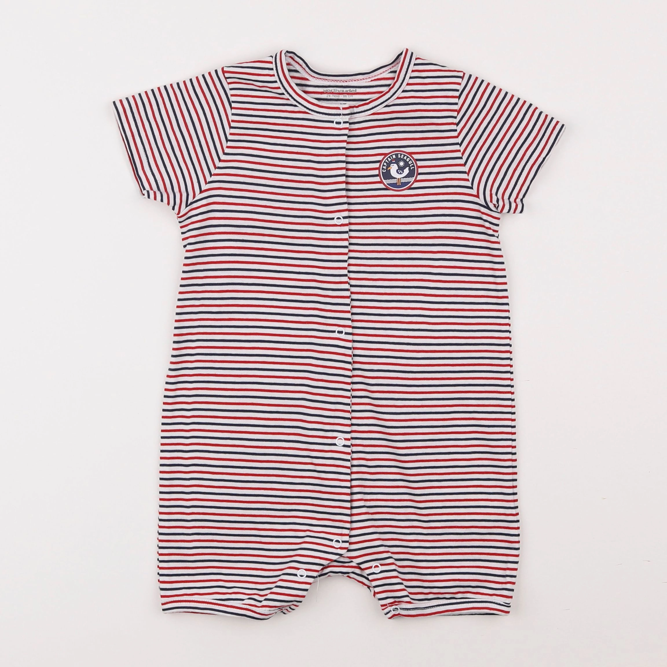 Vertbaudet - pyjama coton multicolore - 2 ans