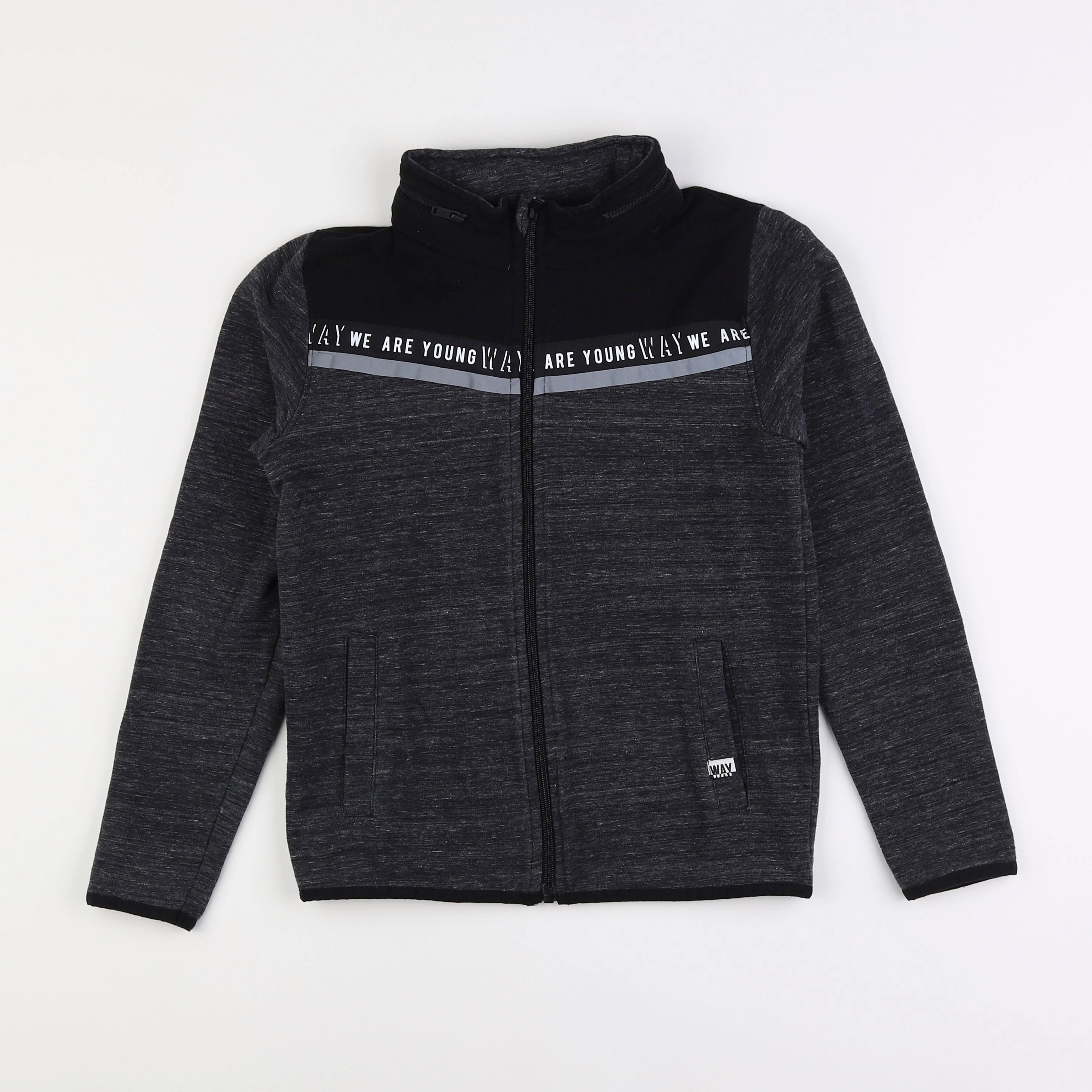 IKKS - sweat noir - 10 ans