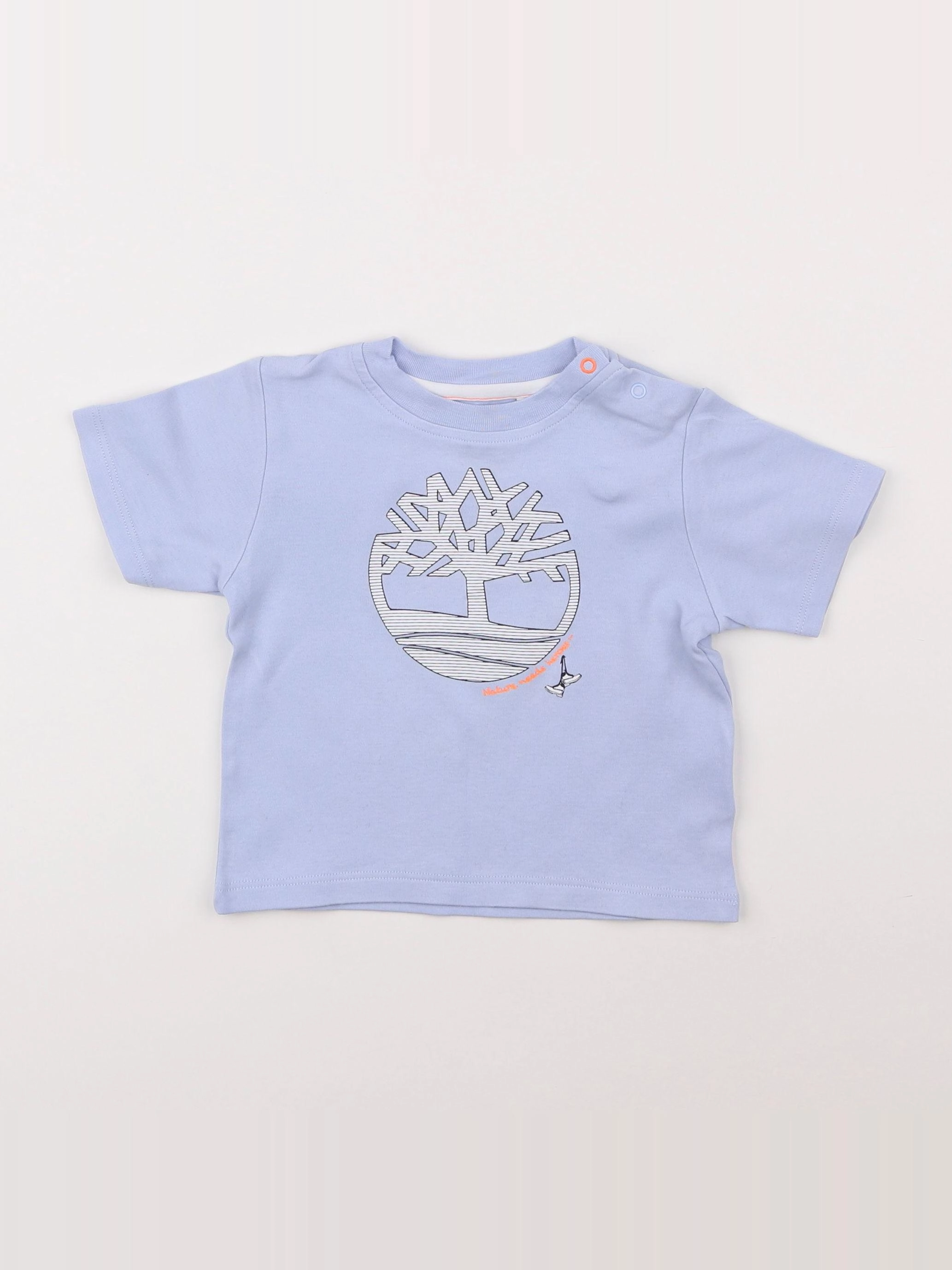 Timberland - tee-shirt bleu - 12 mois