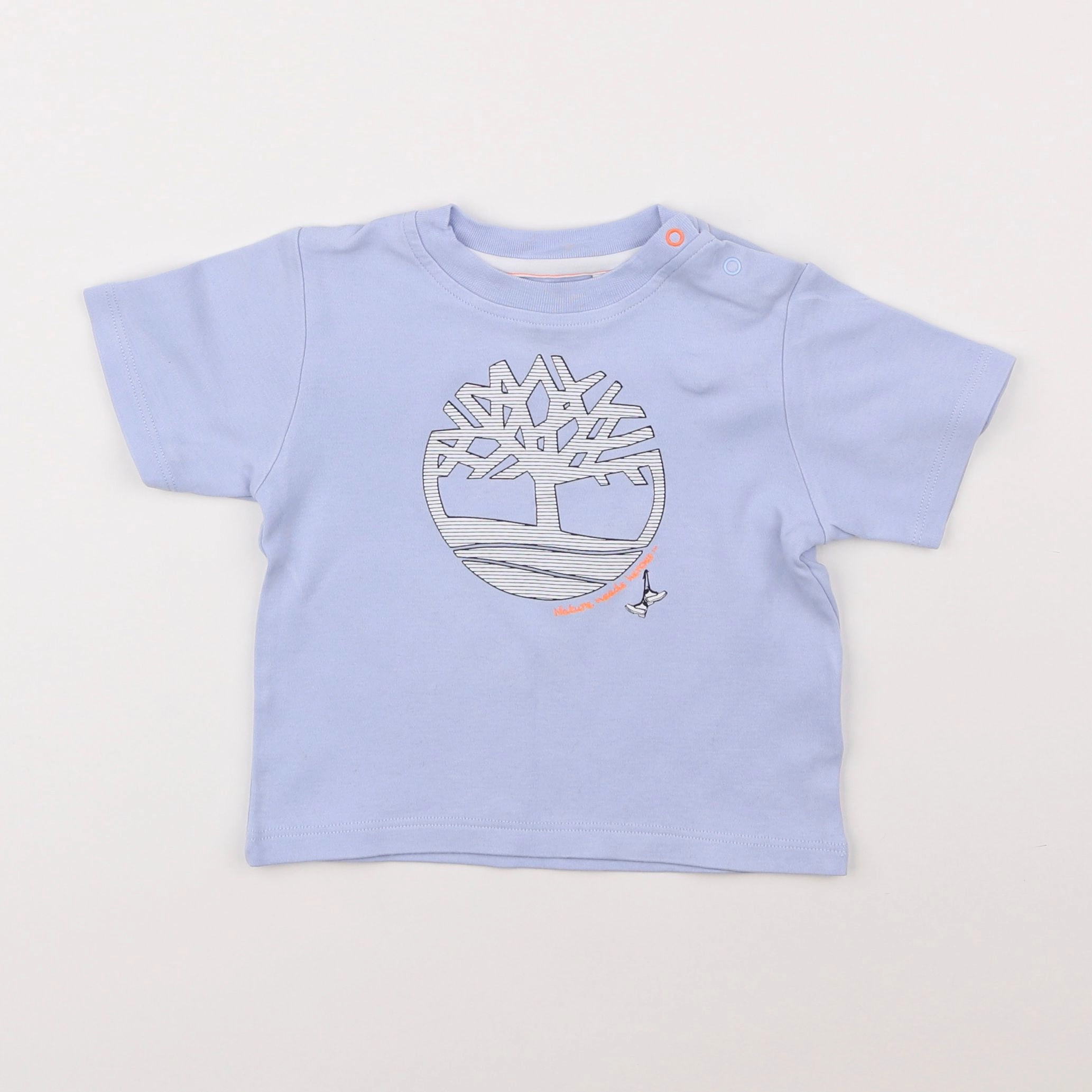 Timberland - tee-shirt bleu - 12 mois