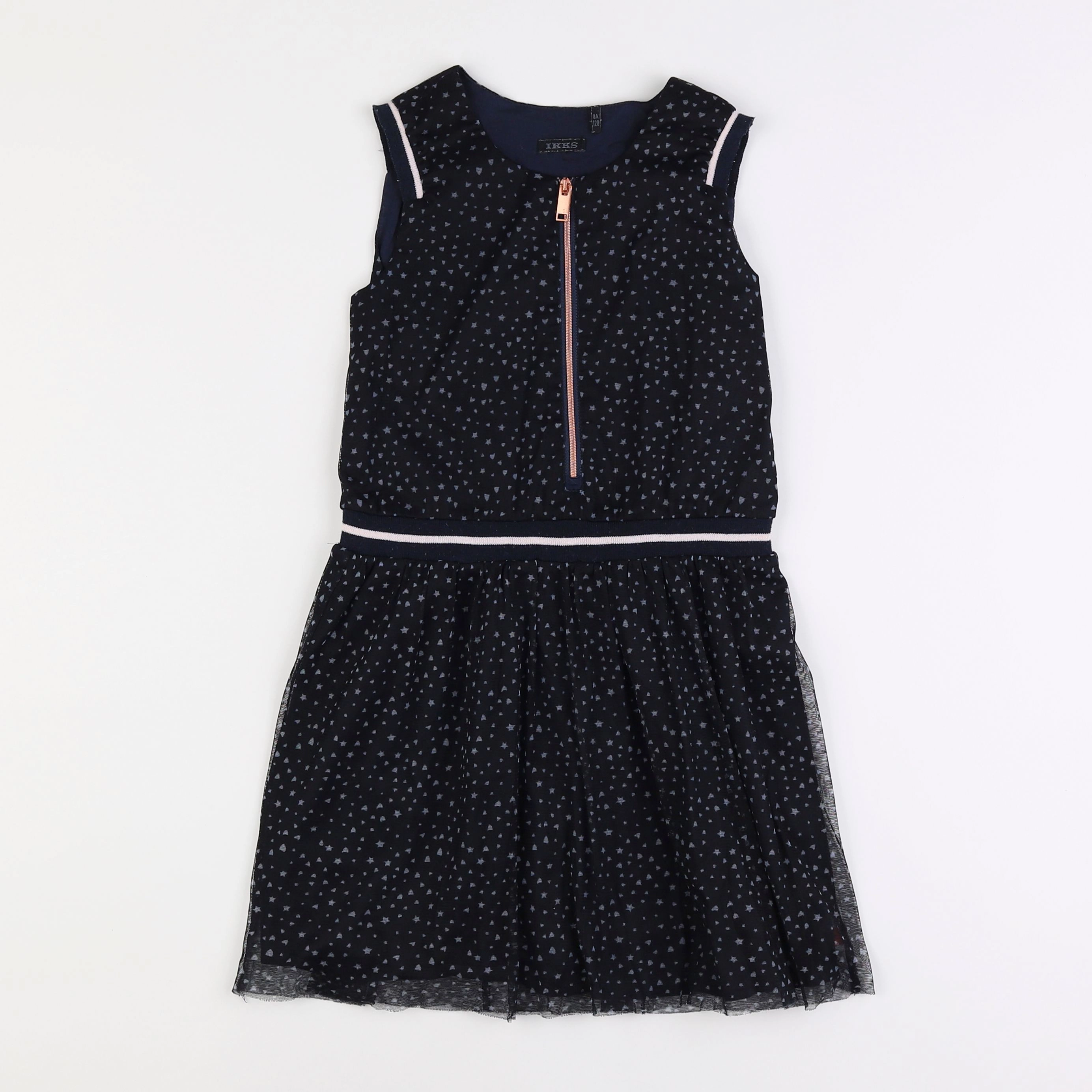 IKKS - robe noir - 8 ans