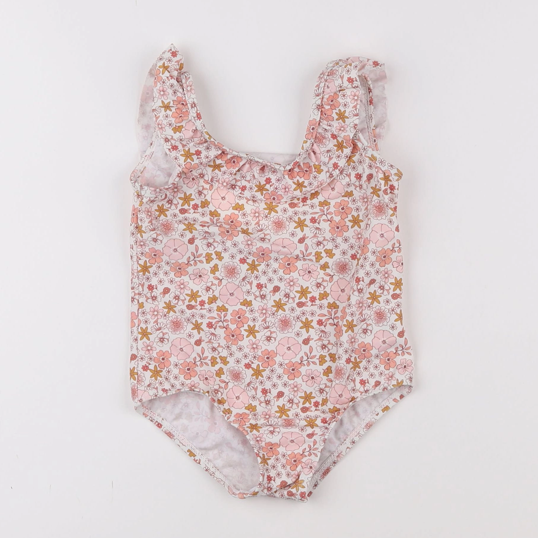 Vertbaudet - maillot de bain rose - 2 ans