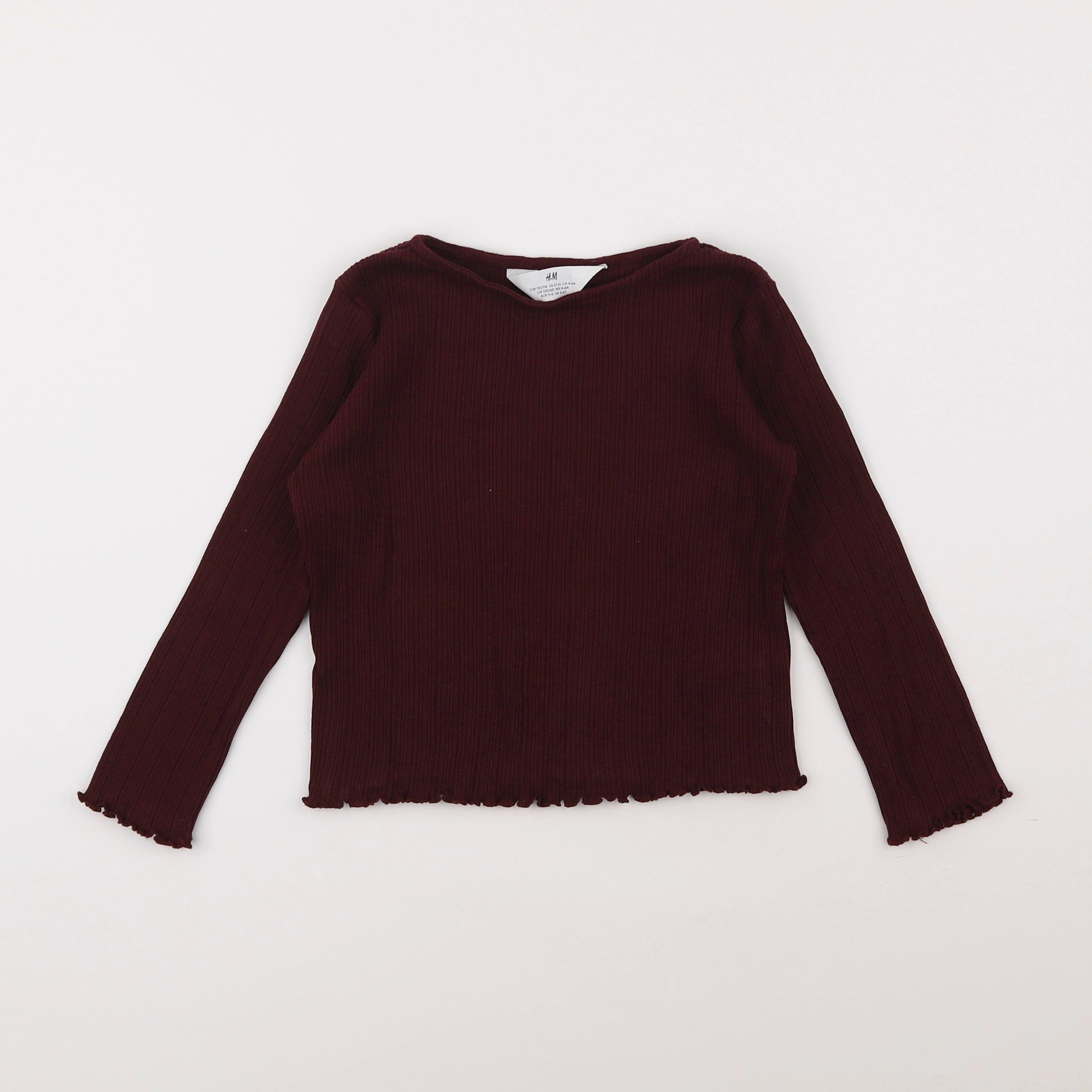 H&M - tee-shirt violet - 4/6 ans