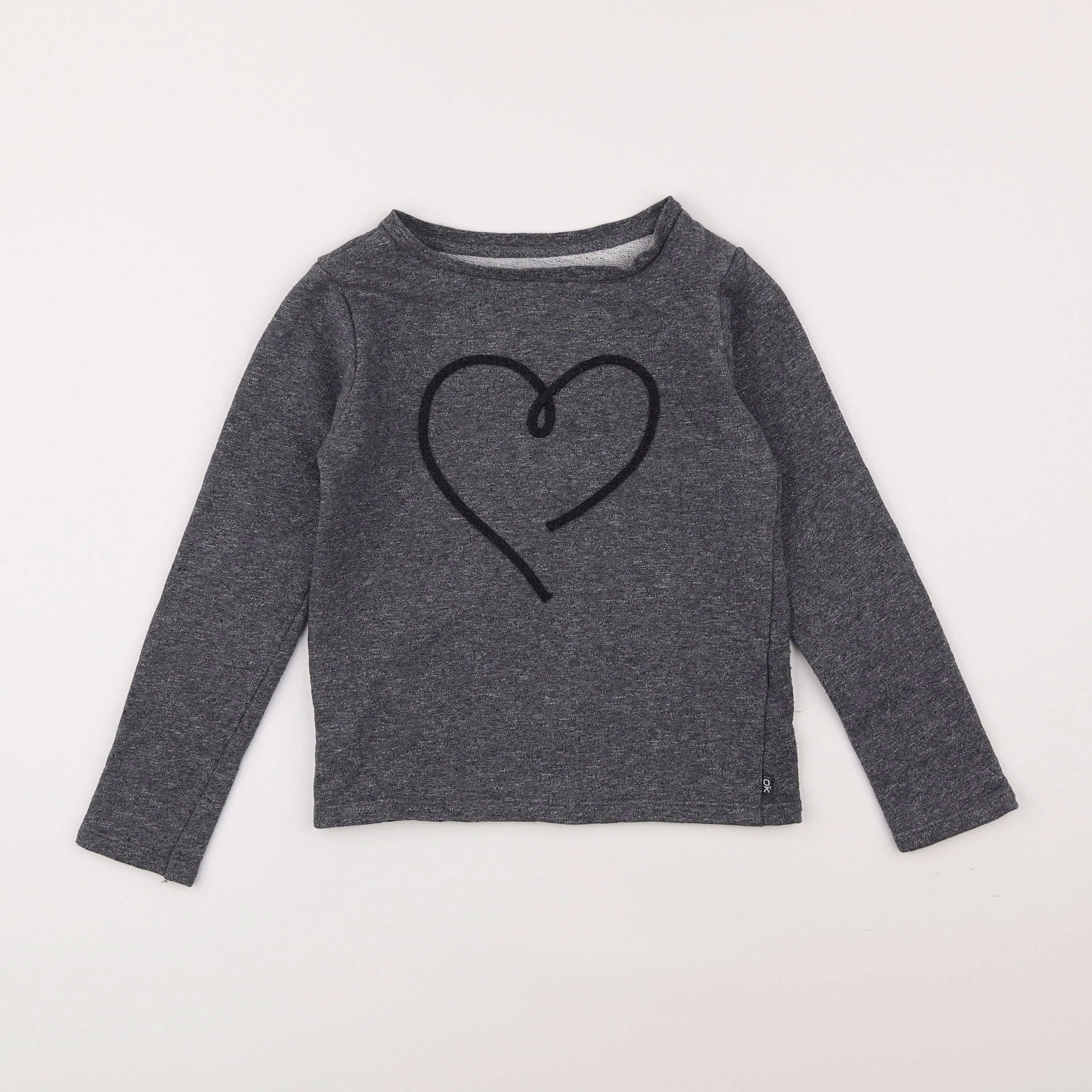 Okaidi - sweat gris - 6 ans