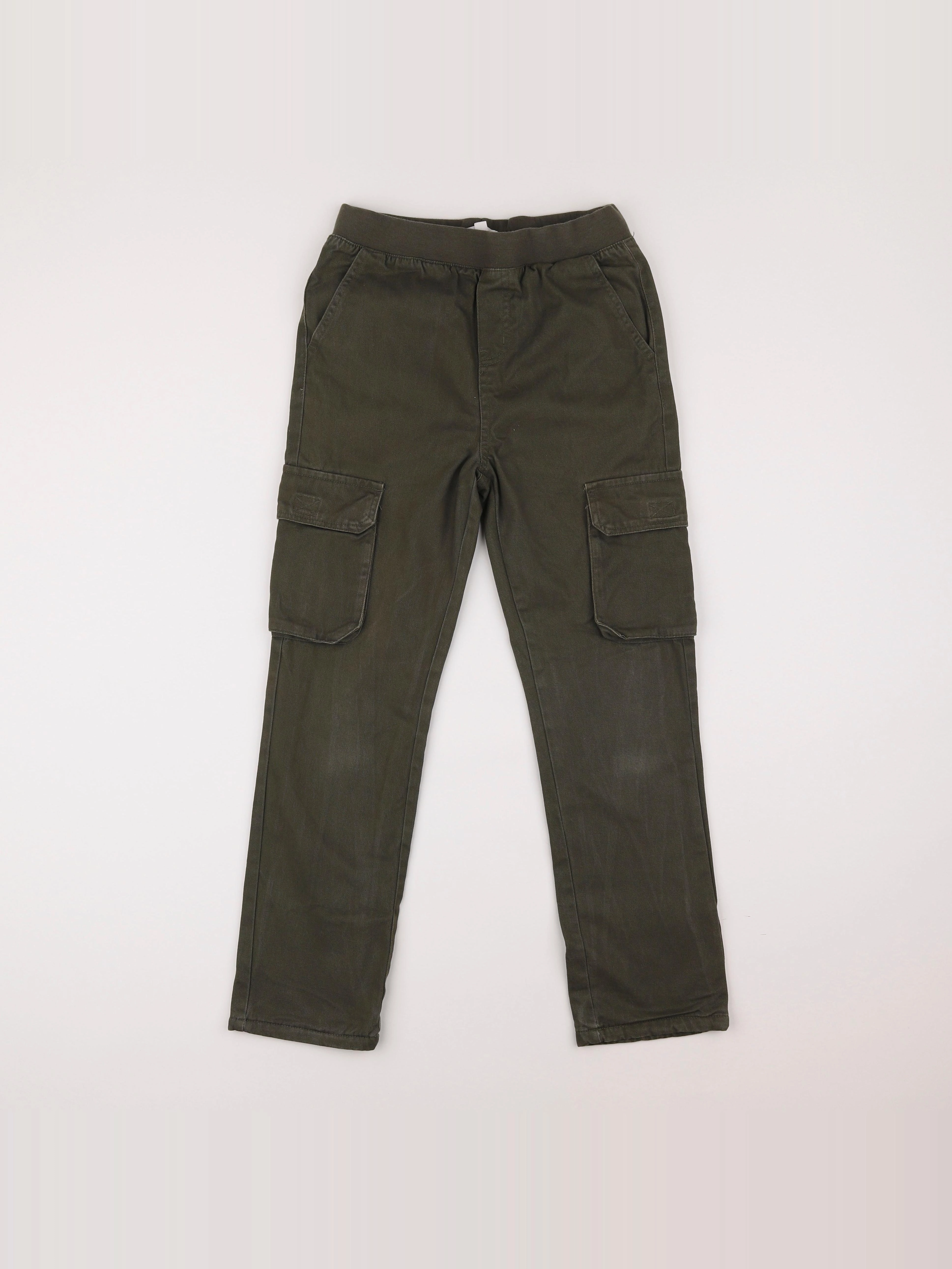 Vertbaudet - legging doublé vert - 10 ans