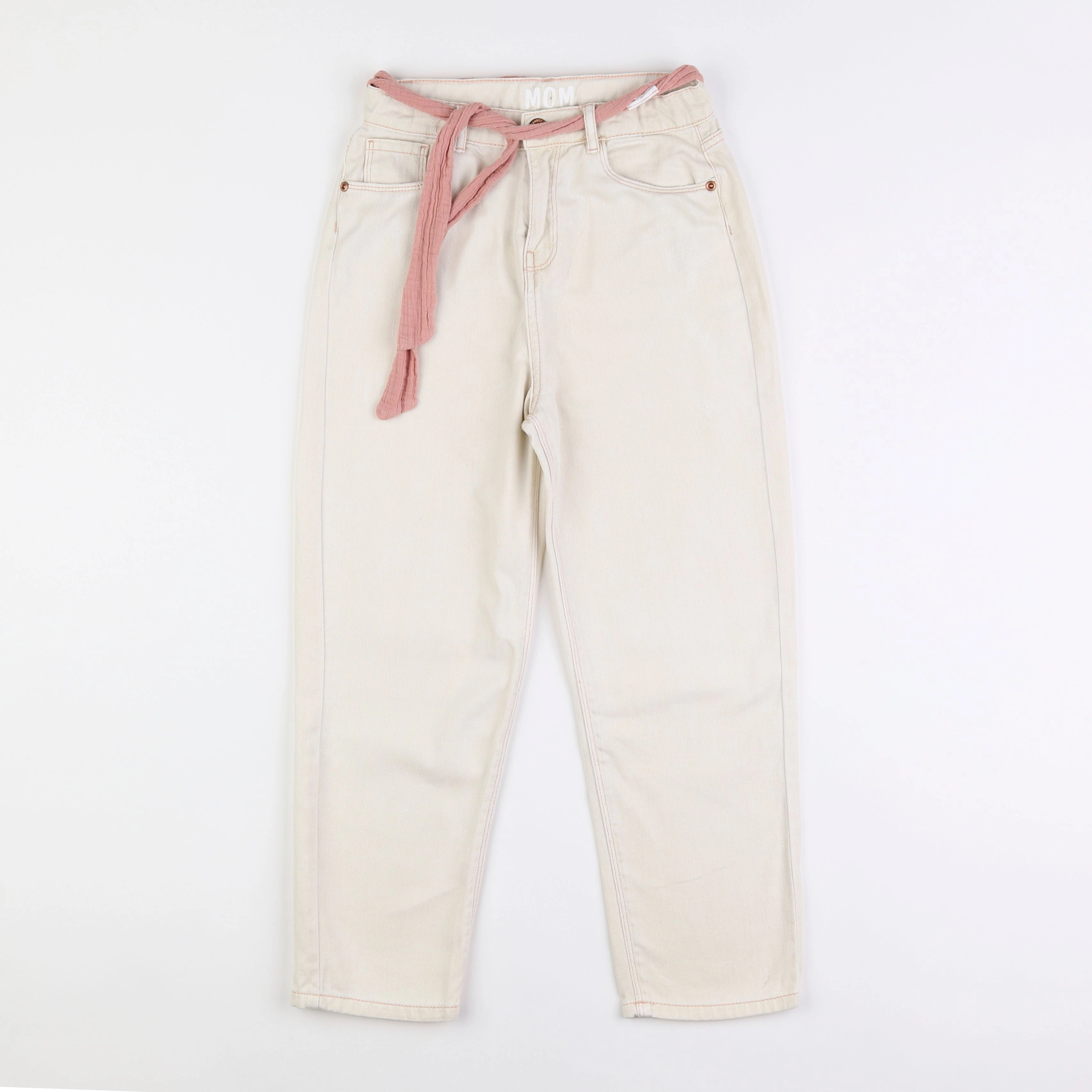 Vertbaudet - jean beige - 10 ans