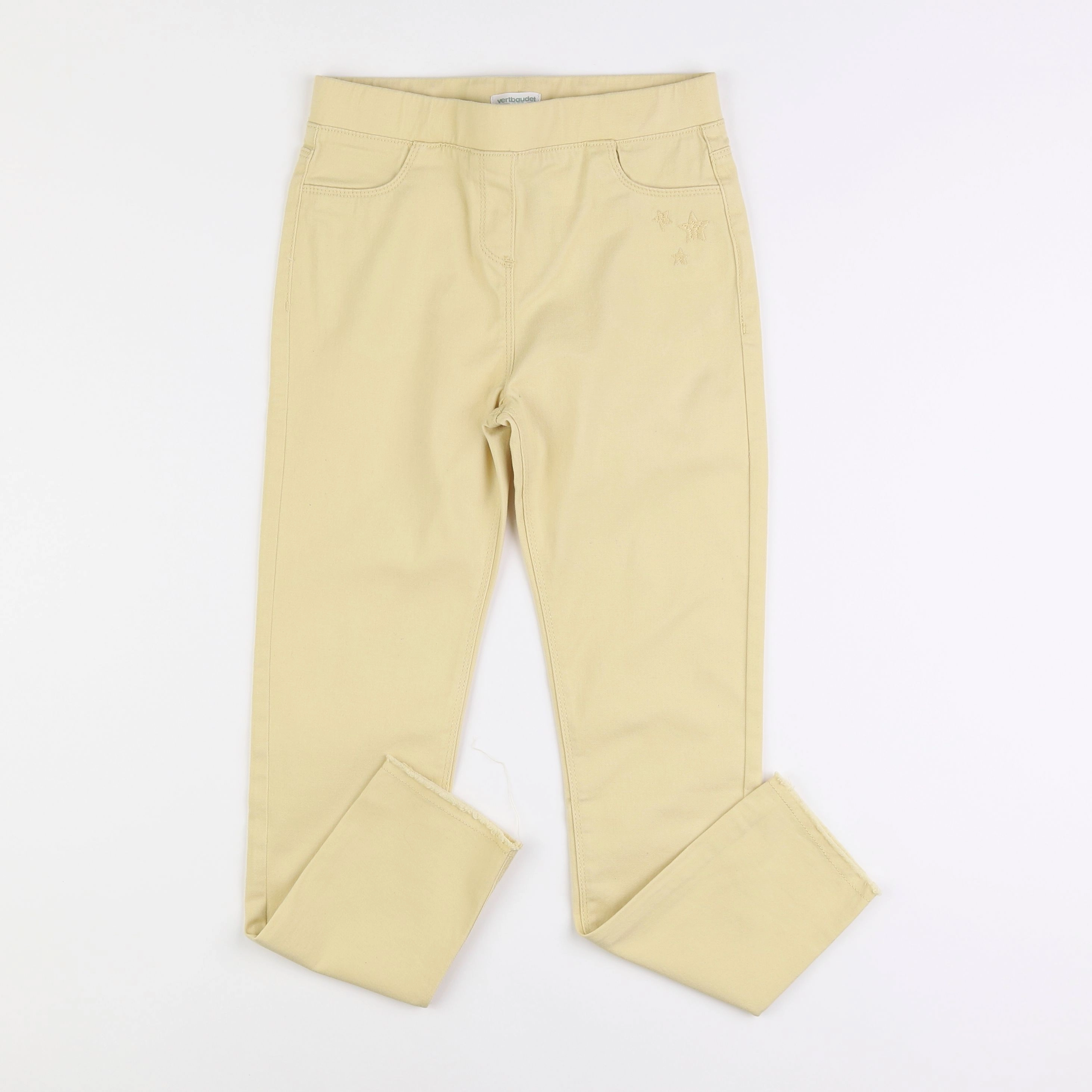 Vertbaudet - jegging jaune - 10 ans