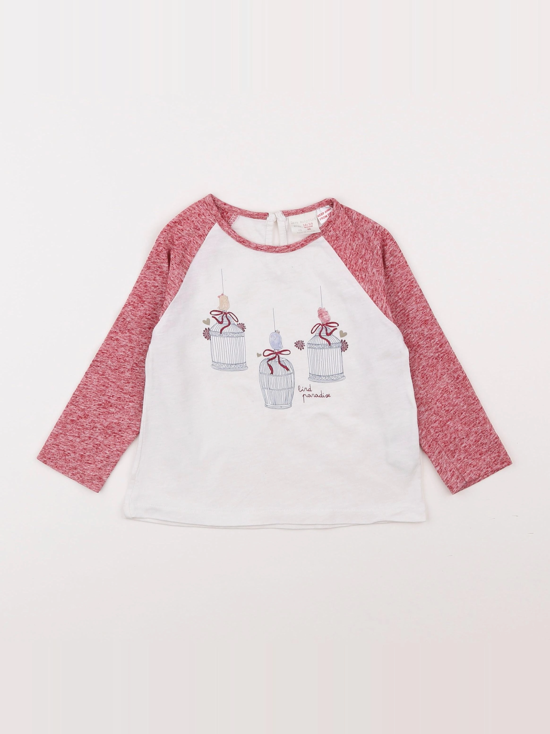 Zara - tee-shirt blanc - 18 mois à 2 ans