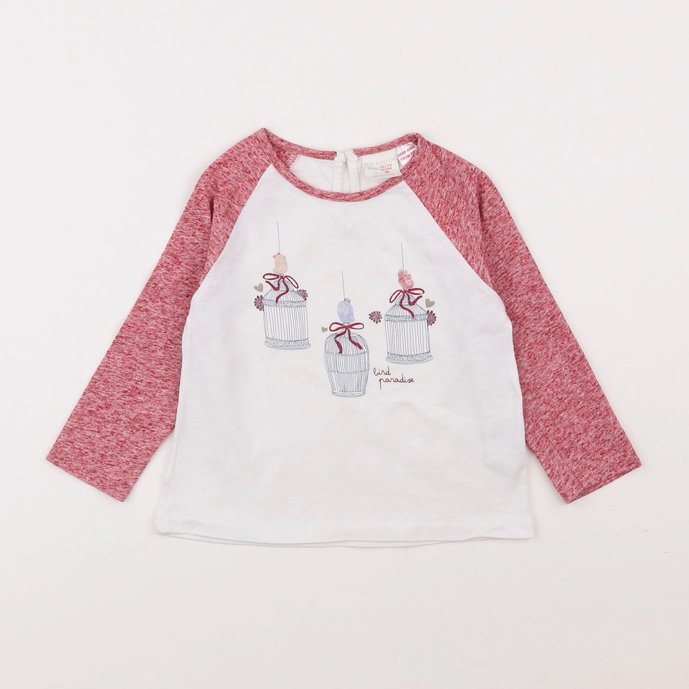 Zara - tee-shirt blanc - 18 mois à 2 ans