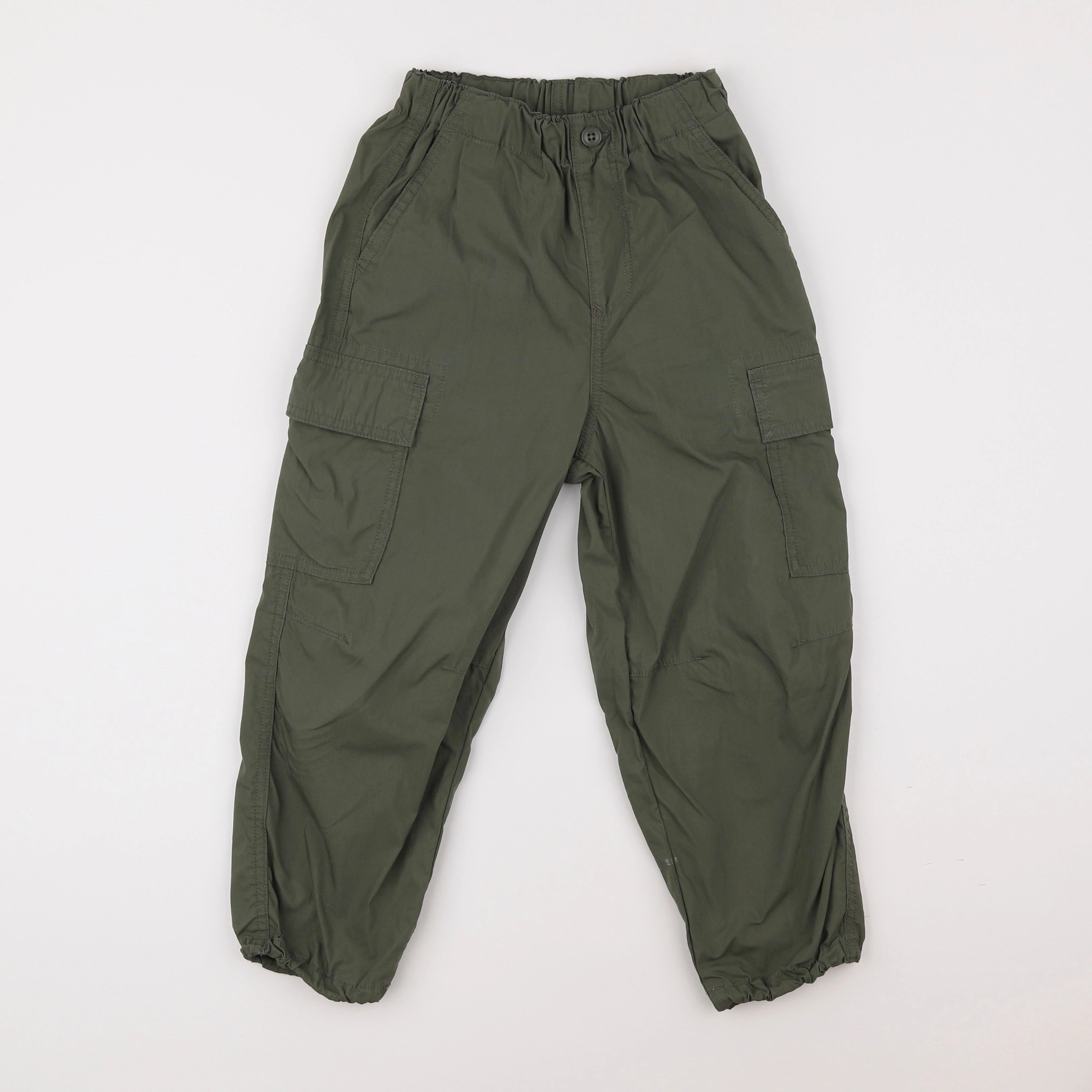 Uniqlo - pantalon vert - 5/6 ans