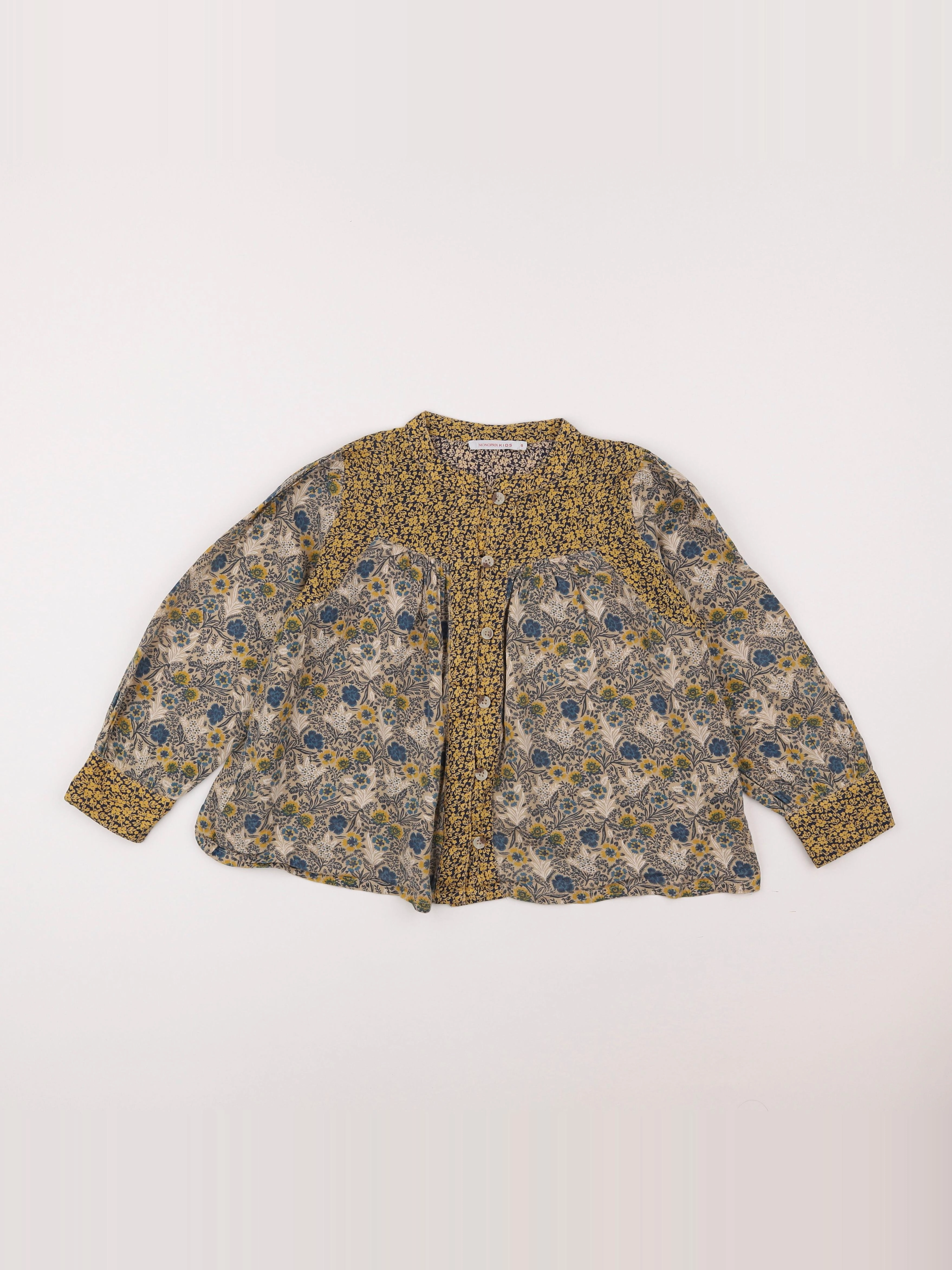 Monoprix - blouse multicolore - 8 ans