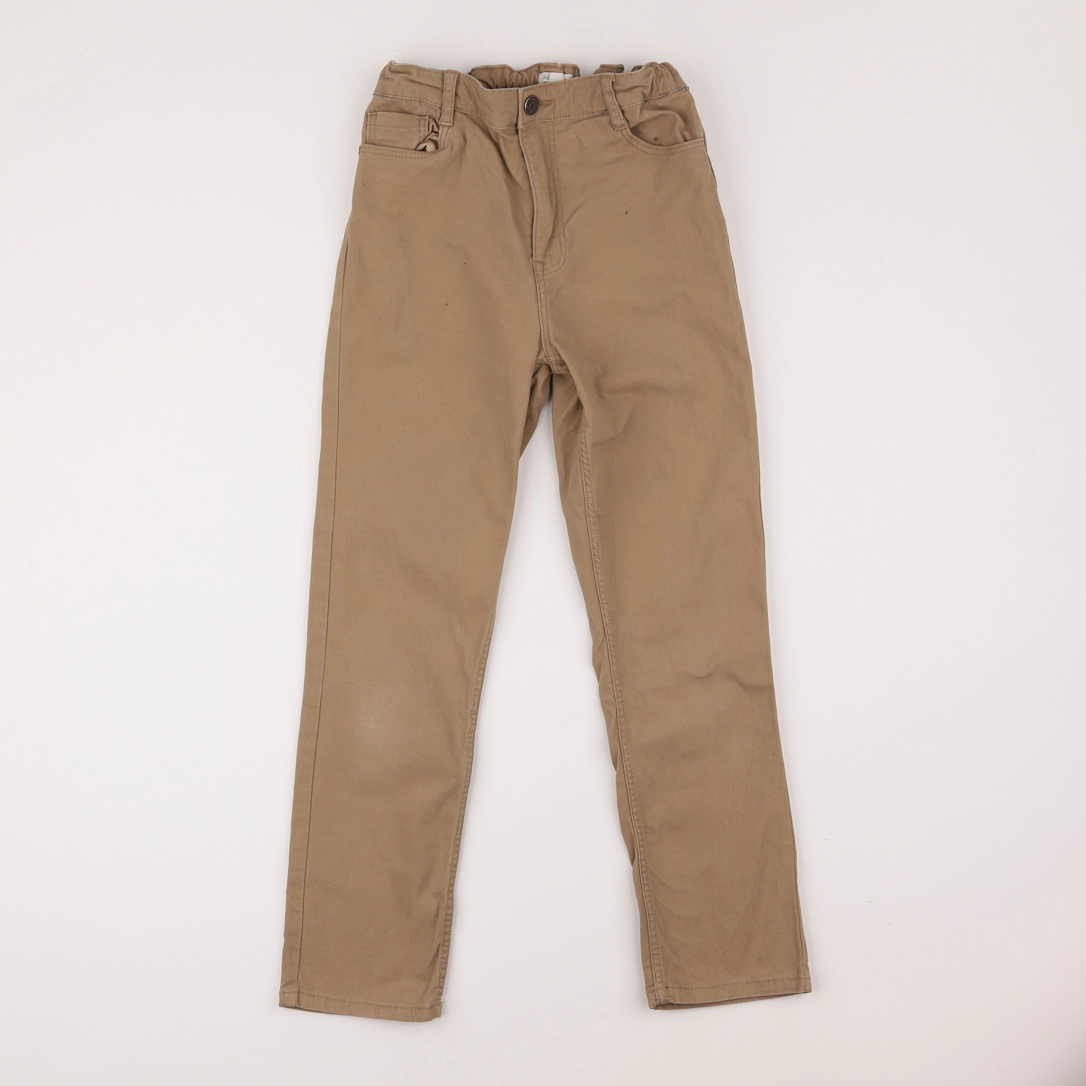 Vertbaudet - pantalon beige - 10 ans