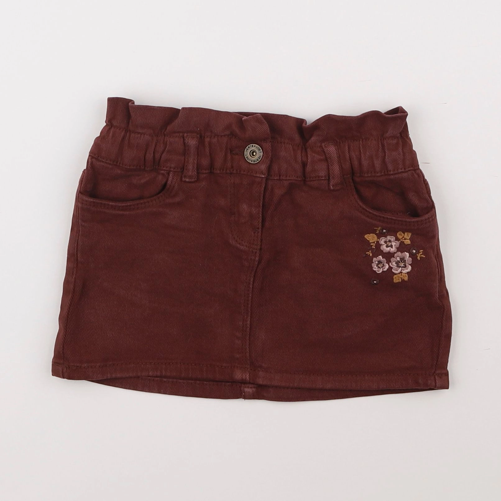 Vertbaudet - jupe marron - 3 ans