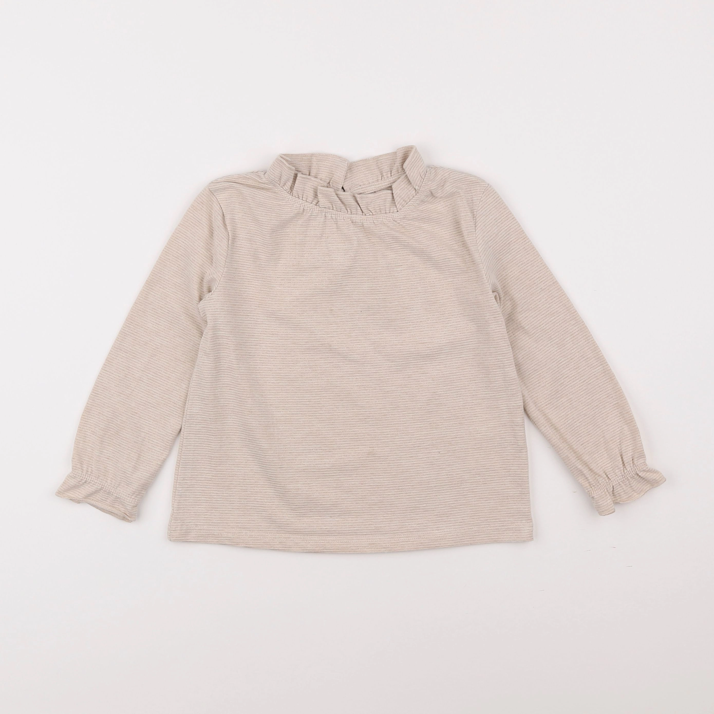 Vertbaudet - tee-shirt beige - 4 ans