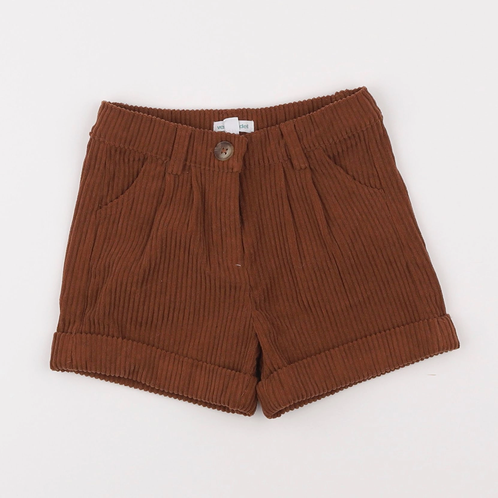 Vertbaudet - short marron - 3 ans