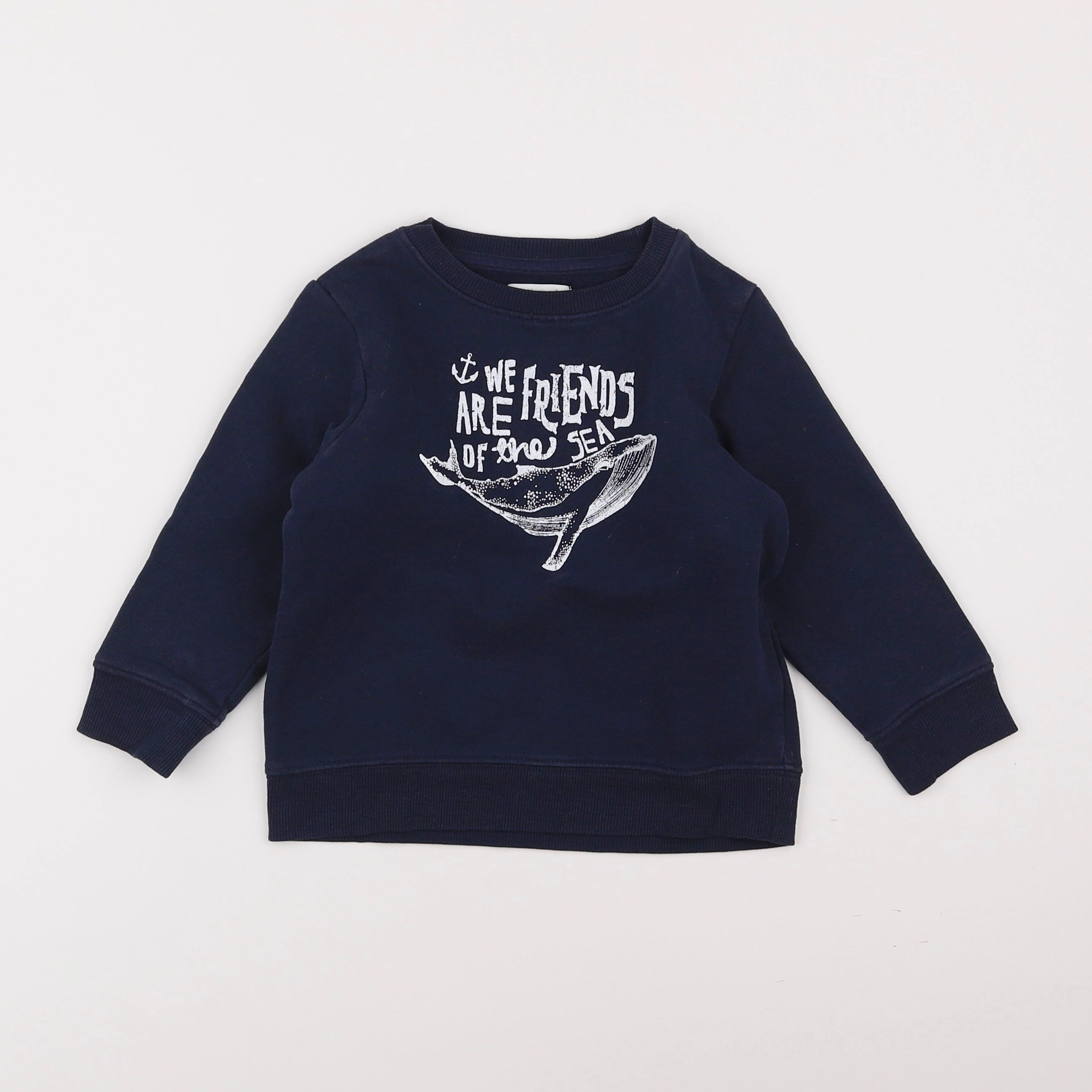 Vertbaudet - sweat bleu - 4 ans