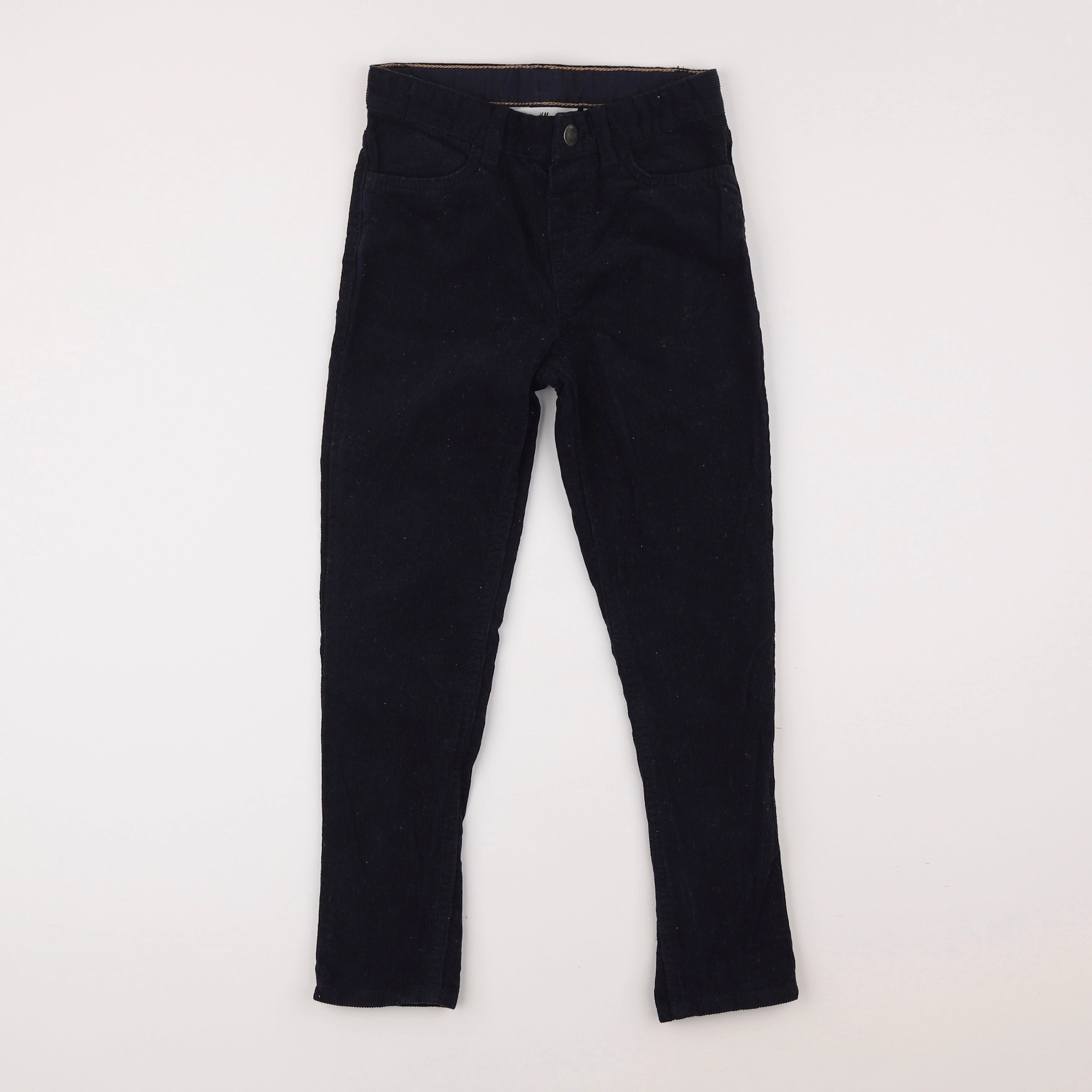 H&M - pantalon bleu - 7/8 ans