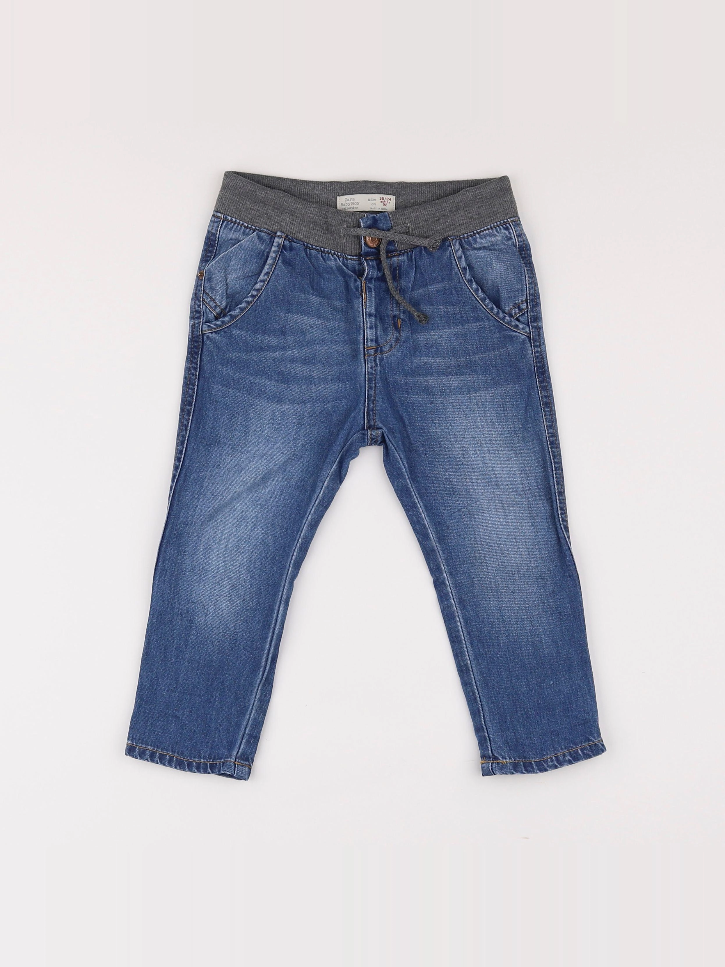 Zara - pantalon bleu - 18 mois à 2 ans