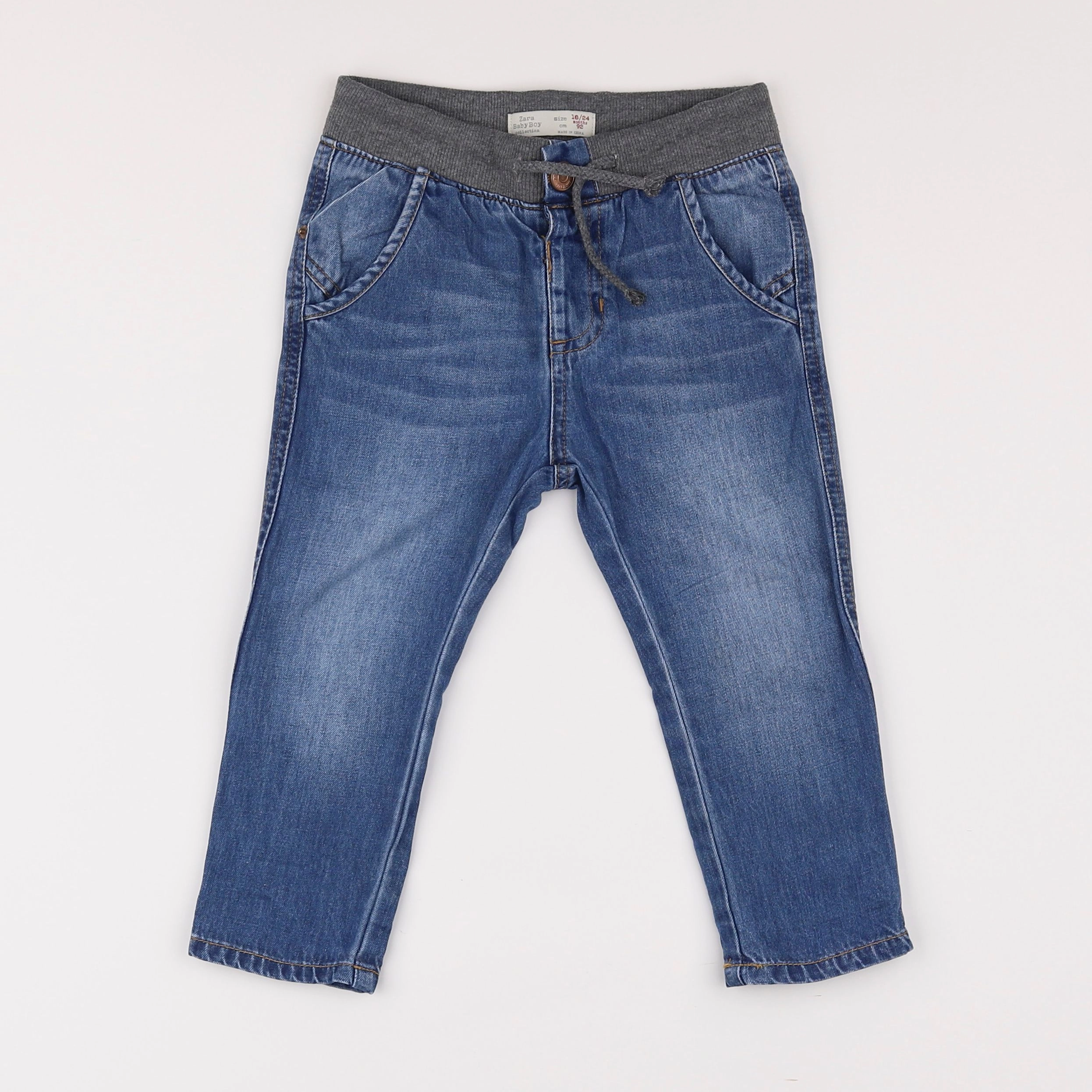 Zara - pantalon bleu - 18 mois à 2 ans