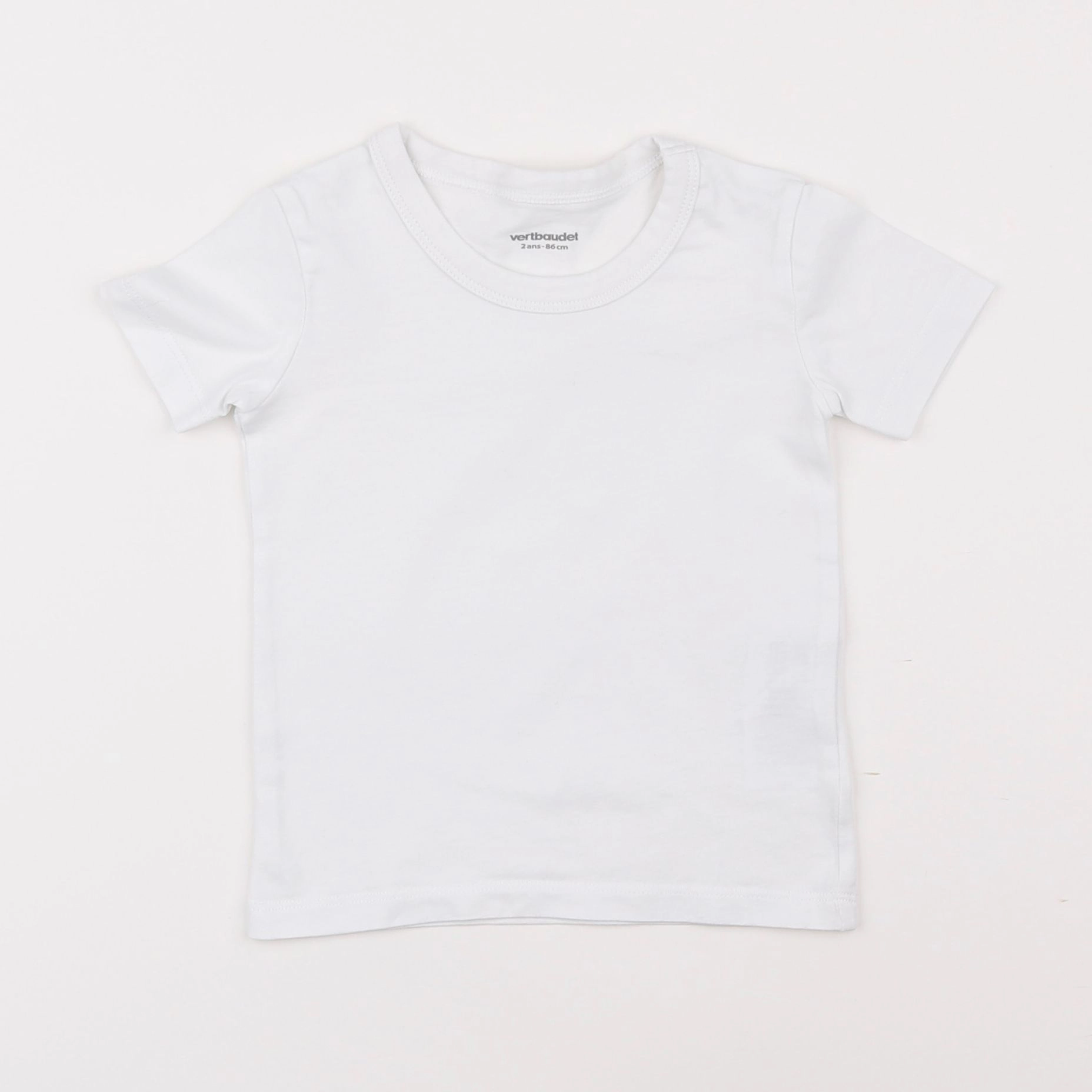 Vertbaudet - maillot de corps blanc - 2 ans