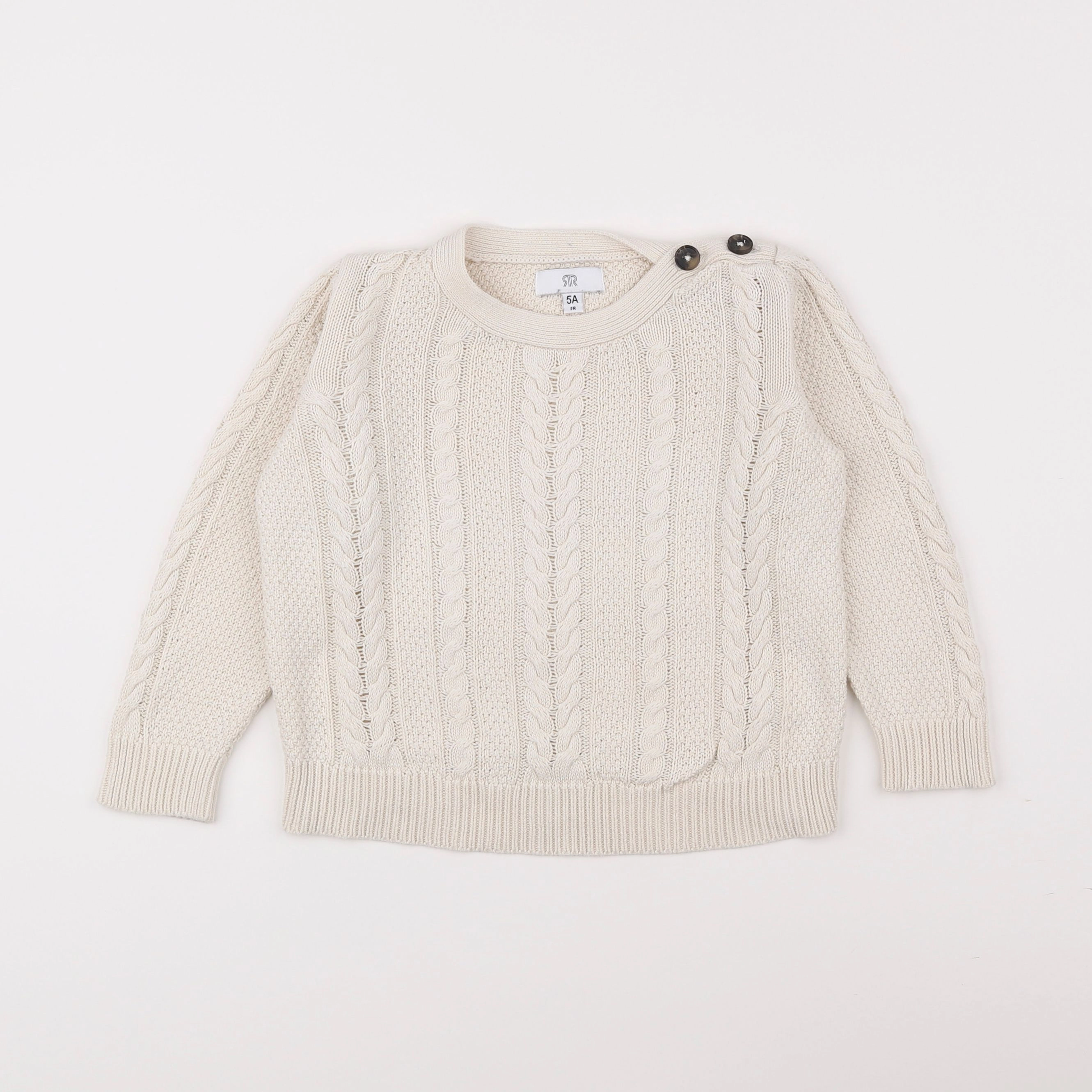 La Redoute - pull beige - 5 ans