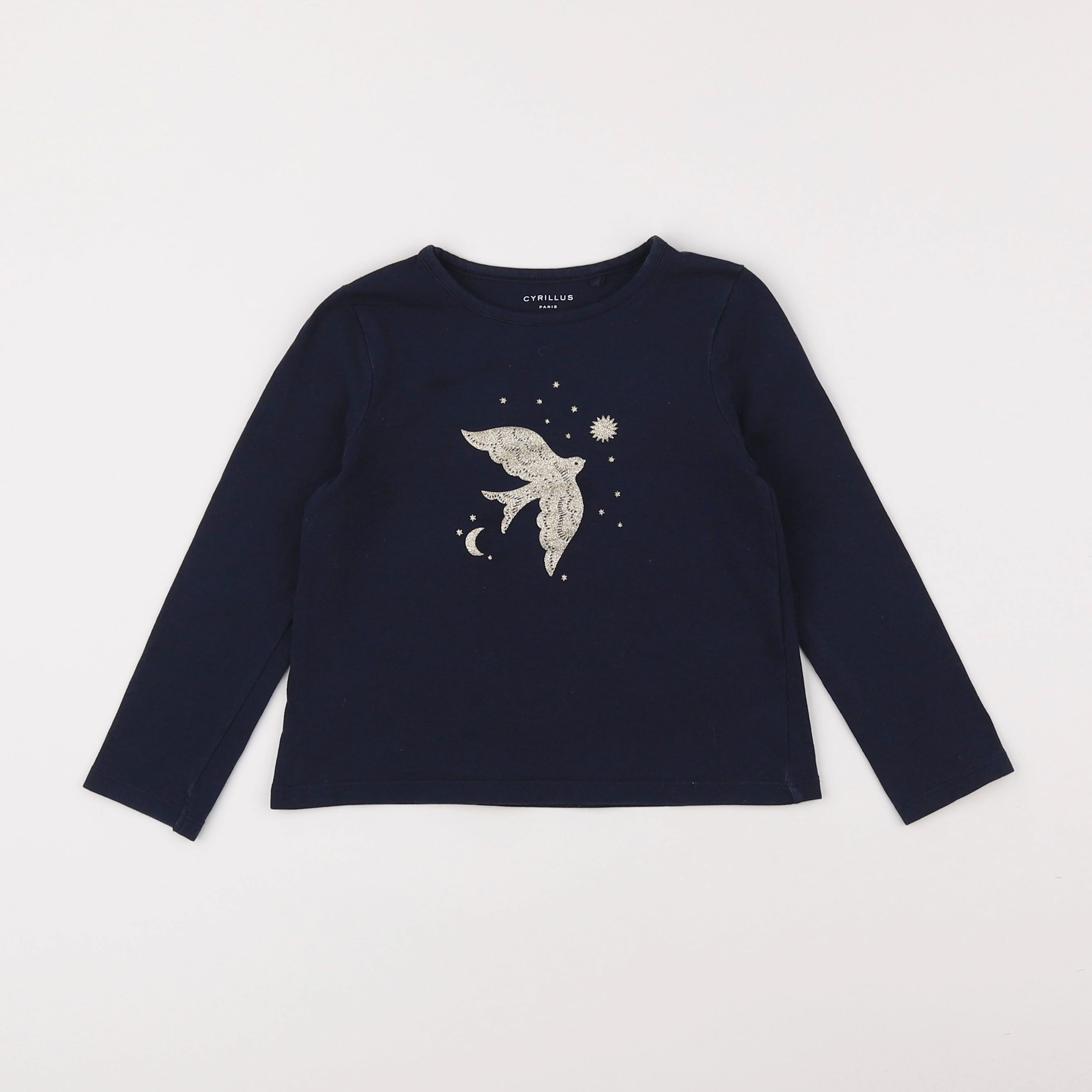 Cyrillus - tee-shirt bleu - 4 ans