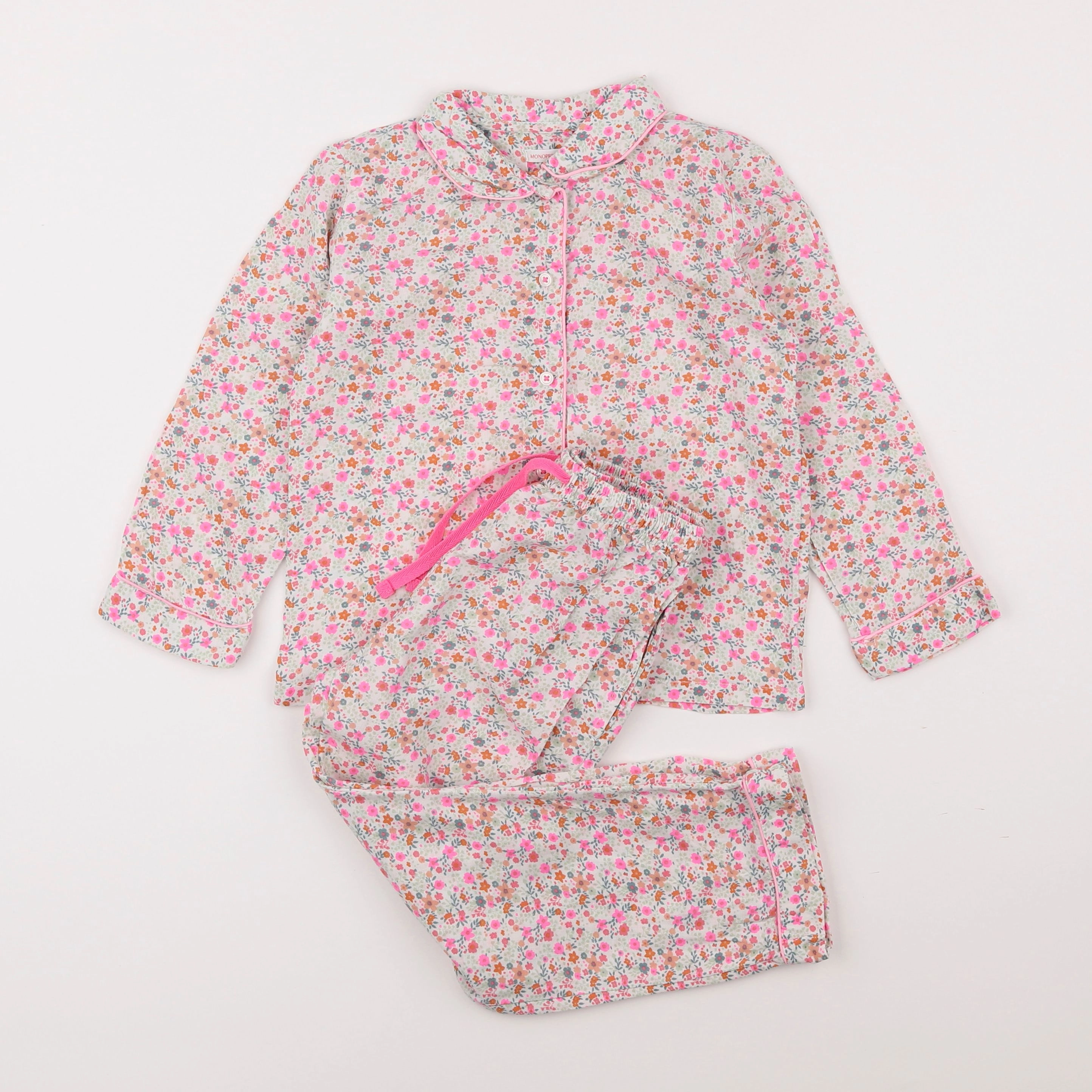 Monoprix - pyjama coton multicolore - 4 ans