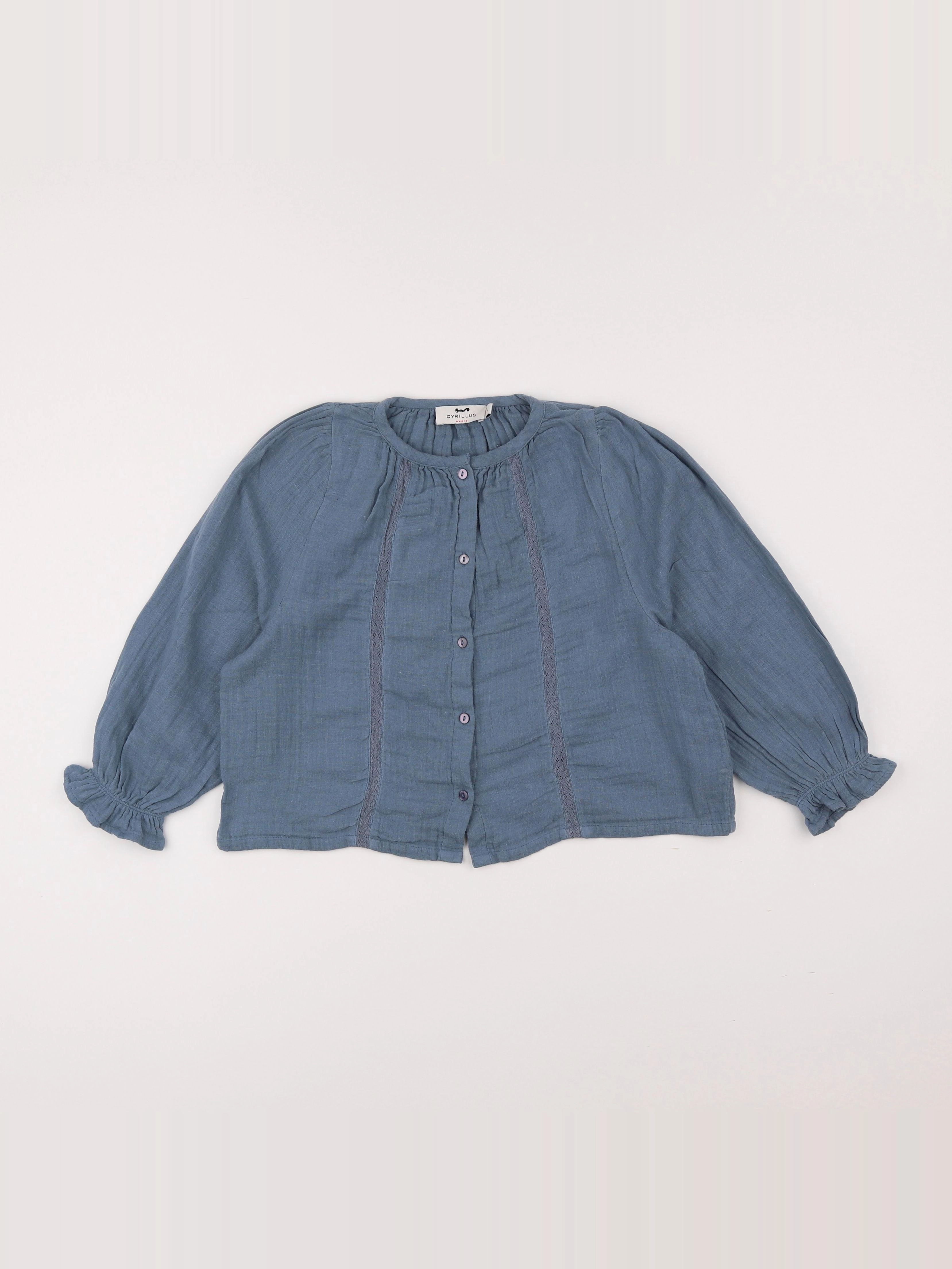 Cyrillus - blouse bleu - 6 ans