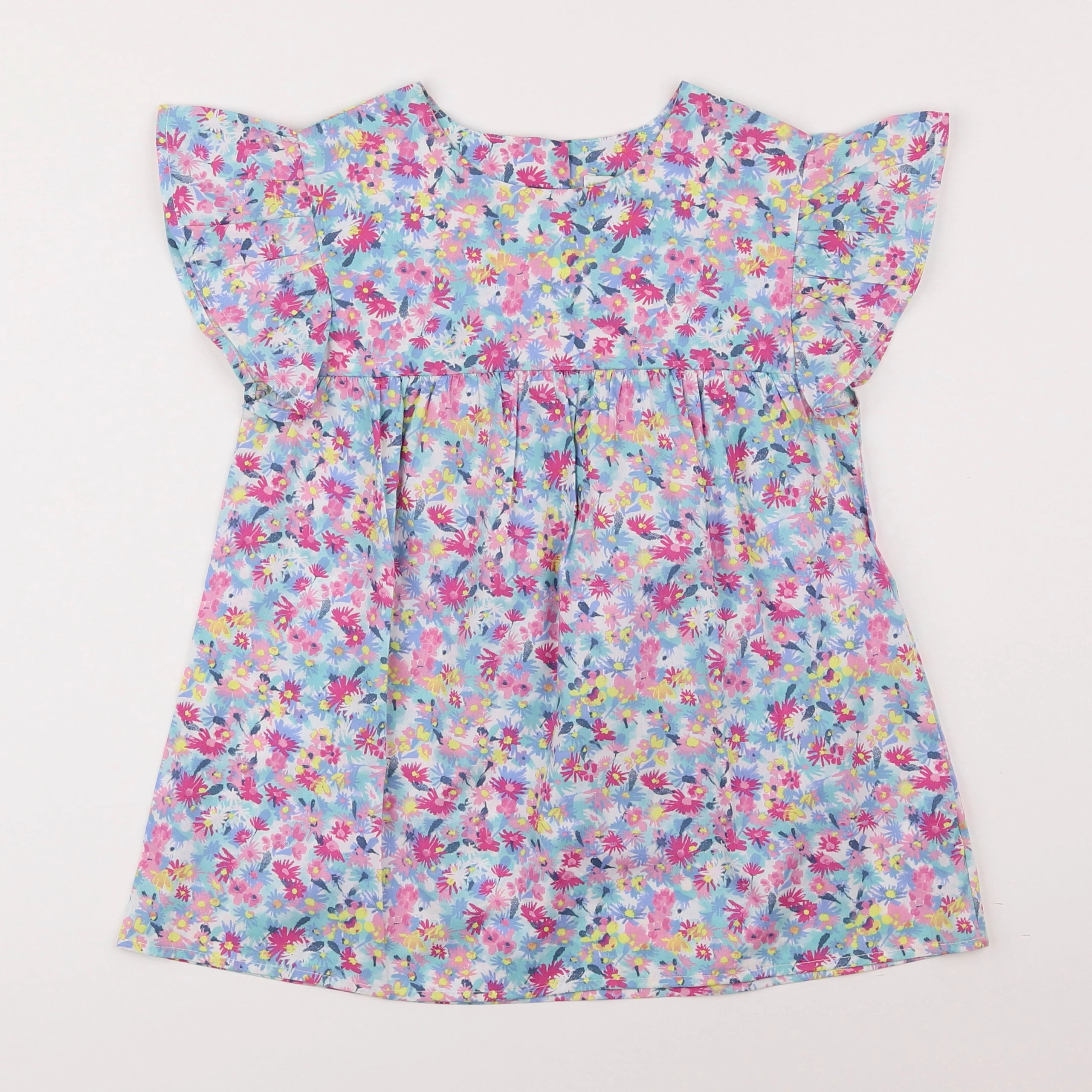 Vertbaudet - blouse multicolore - 10 ans