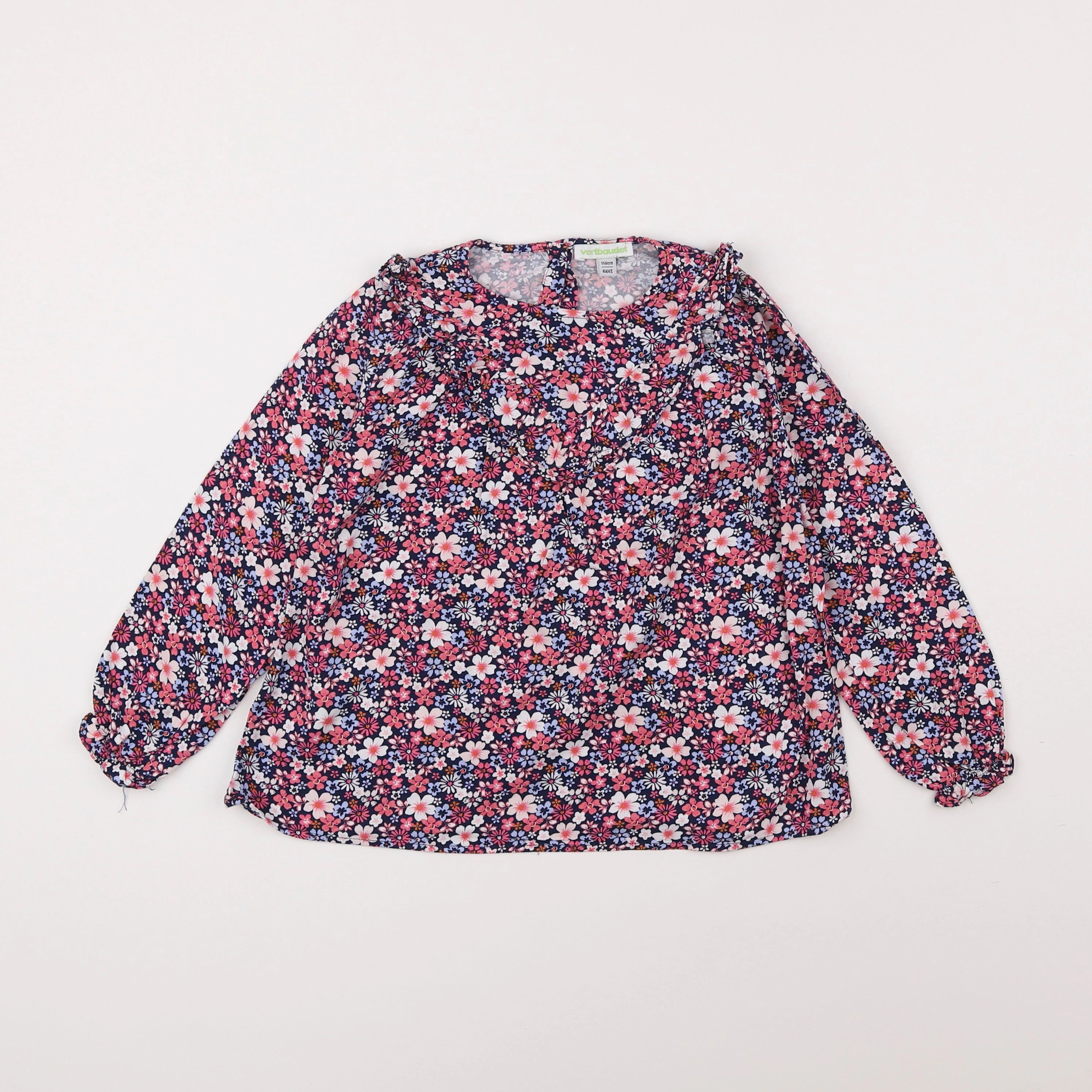 Vertbaudet - blouse rose - 6 ans