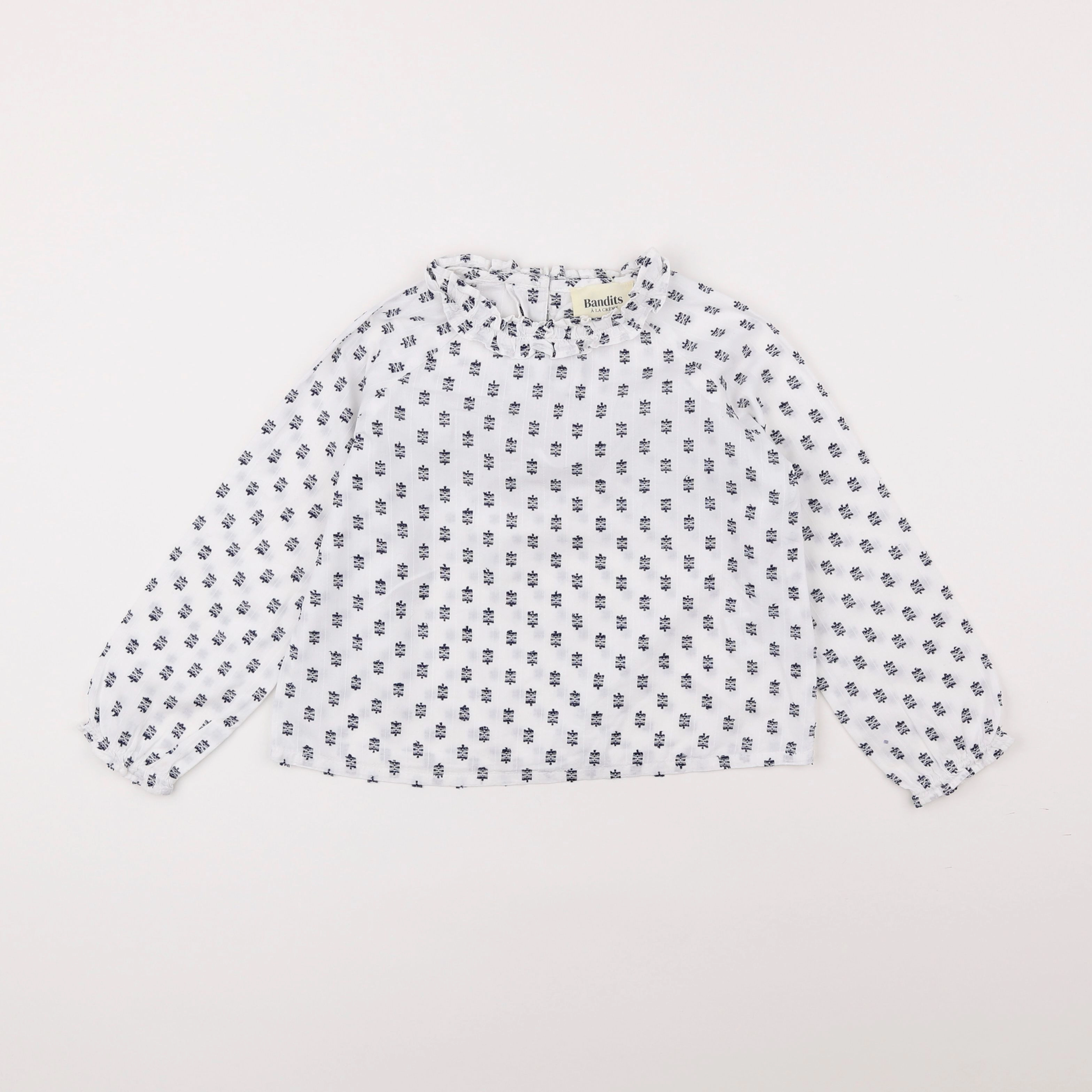 Bandits à la crème - blouse blanc - 4 ans